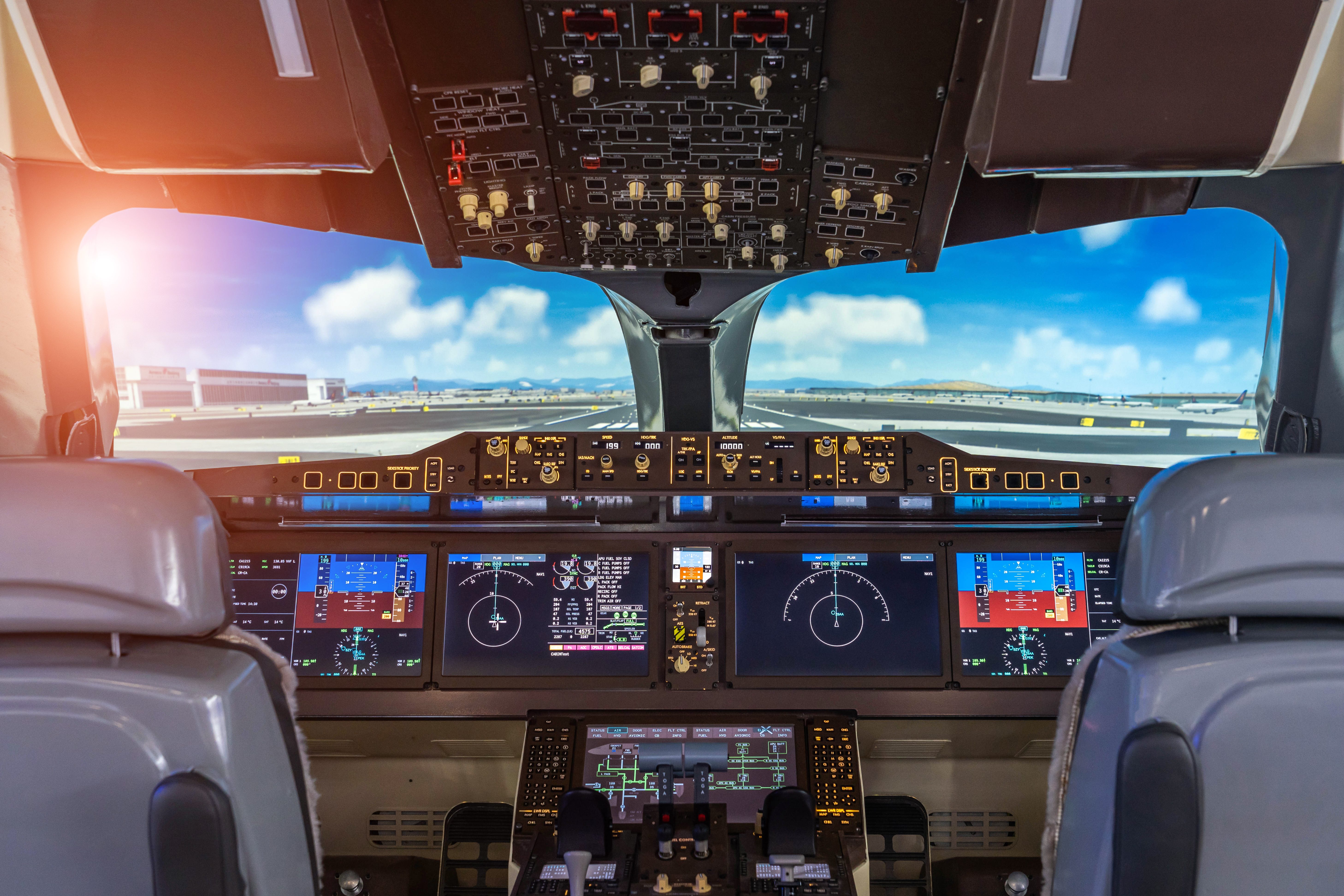 Airplane manufacturers are pursuing technologies that would eliminate the two-pilot requirement on commercial flights.