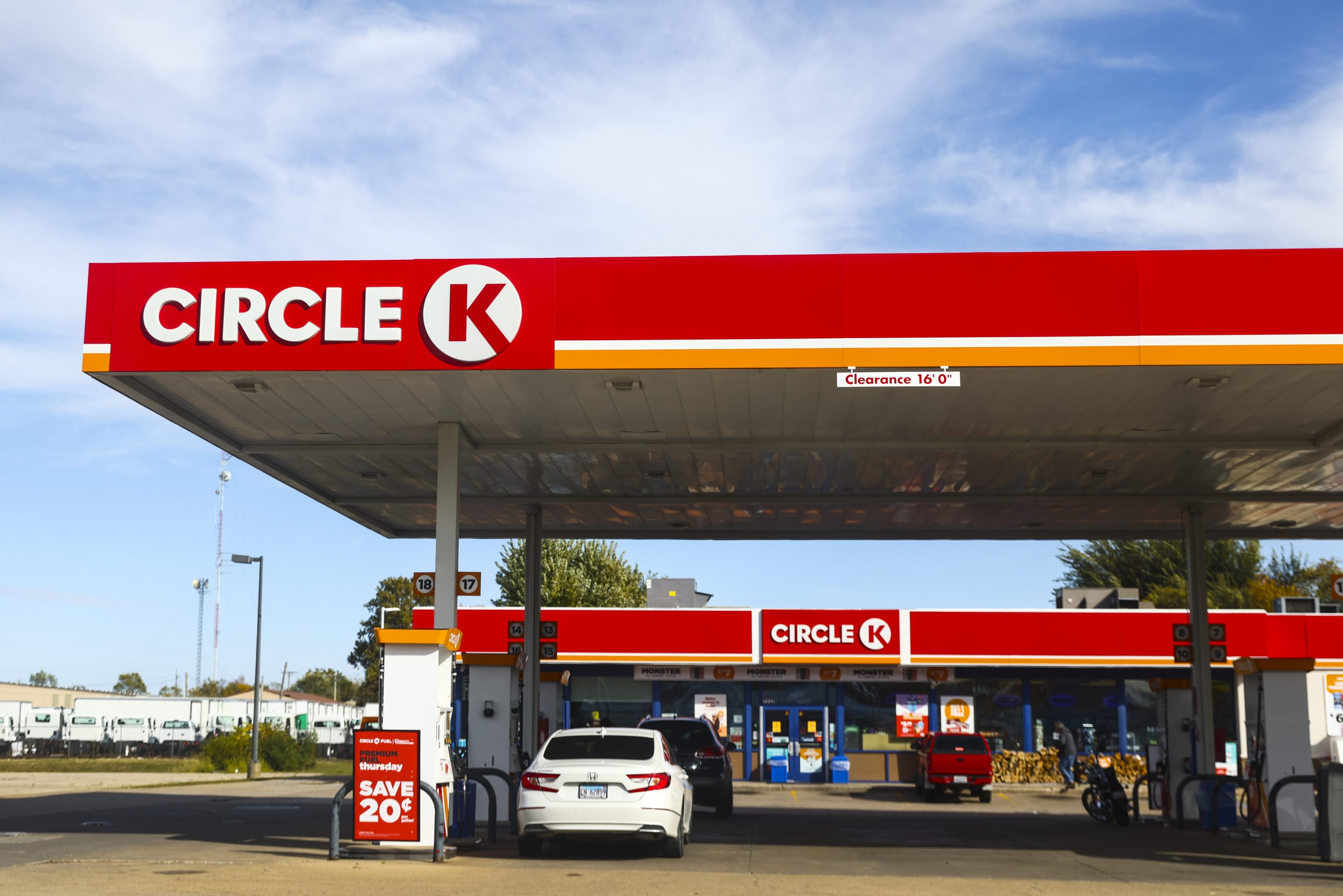 Circle K and Sheetz are offering big discounts on gas today.
