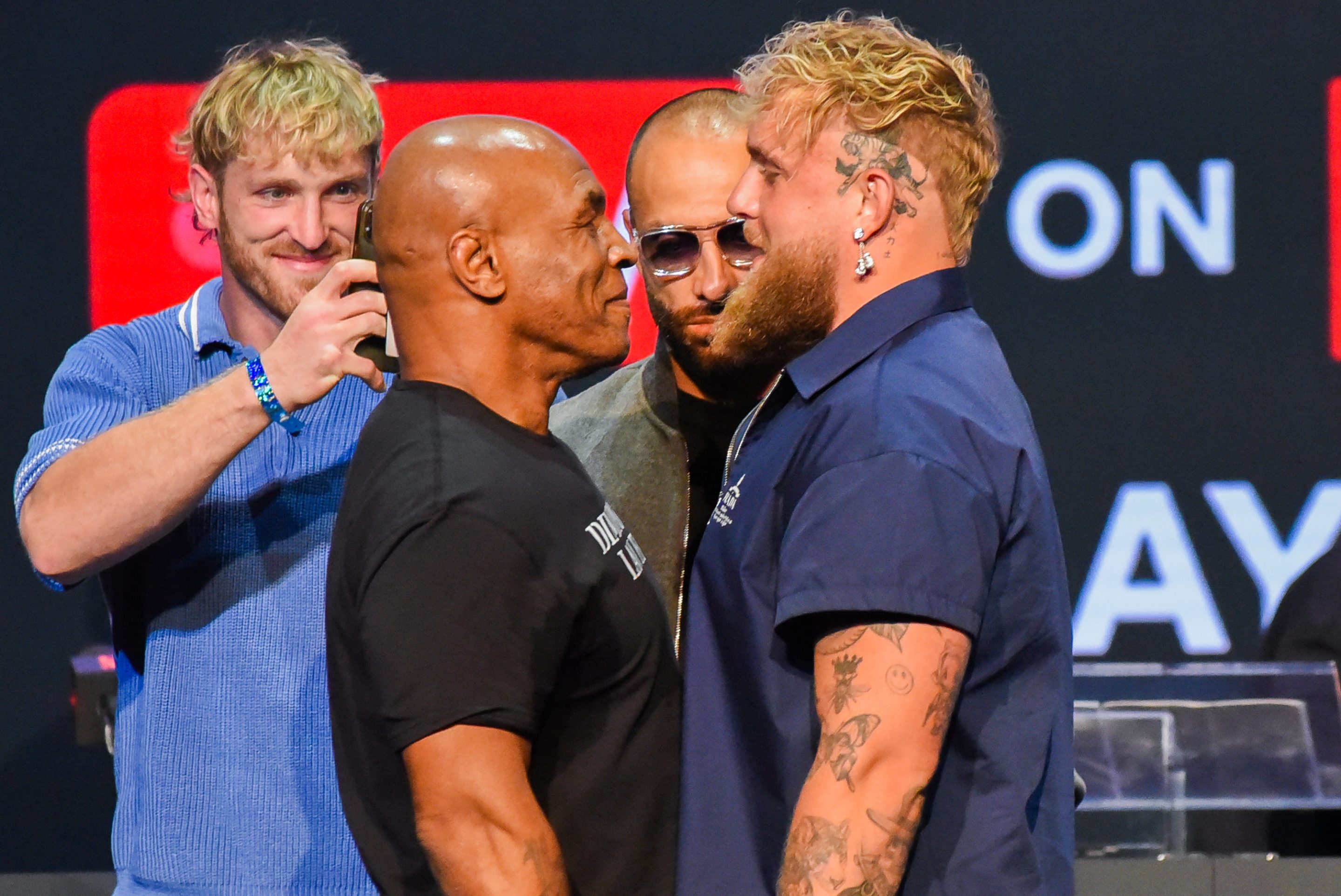 Mike Tyson and Logan Paul