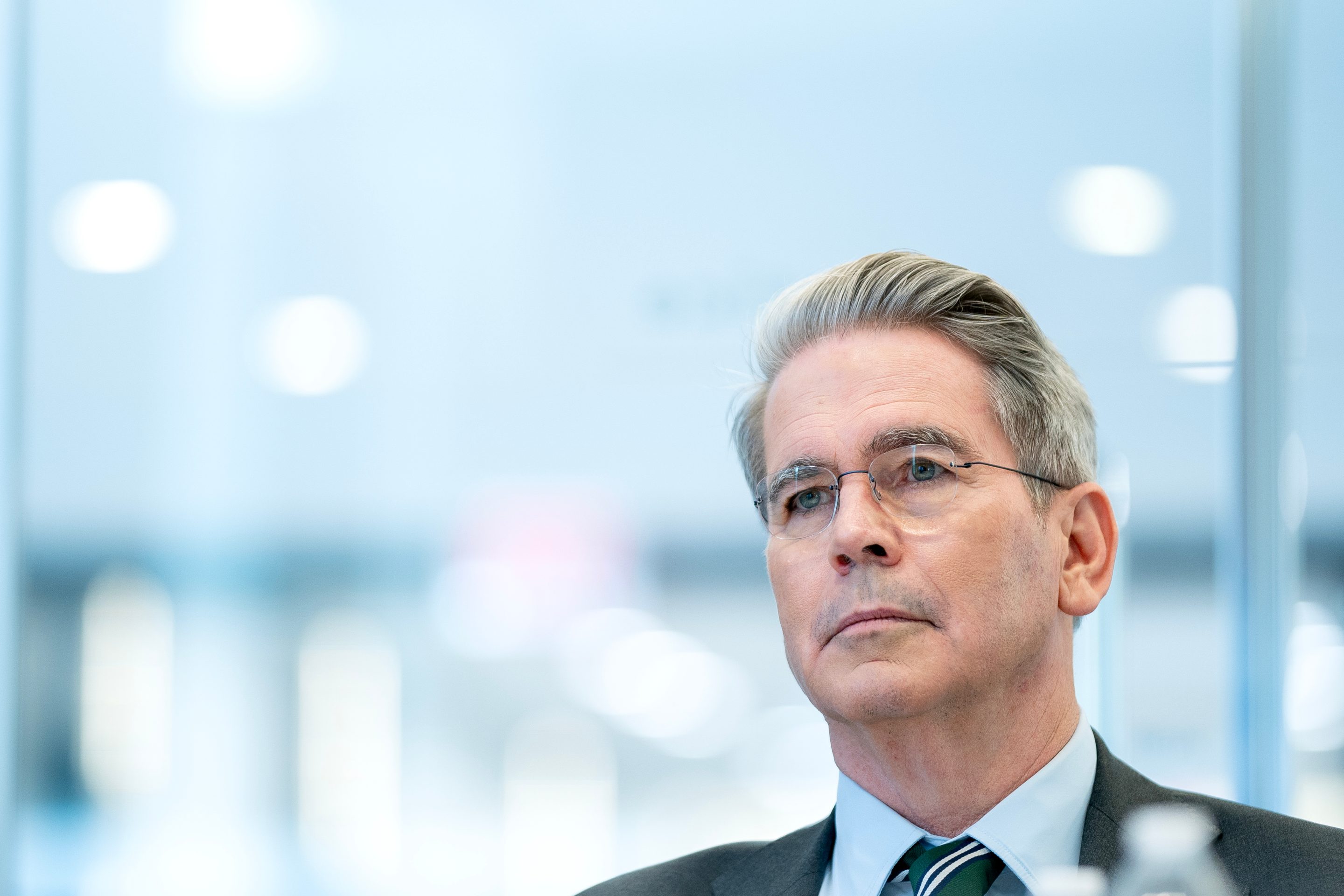 Scott Bessent, founder and chief executive officer of Key Square Group LP, during an interview in Washington, DC, US, on Friday, June 7, 2024.