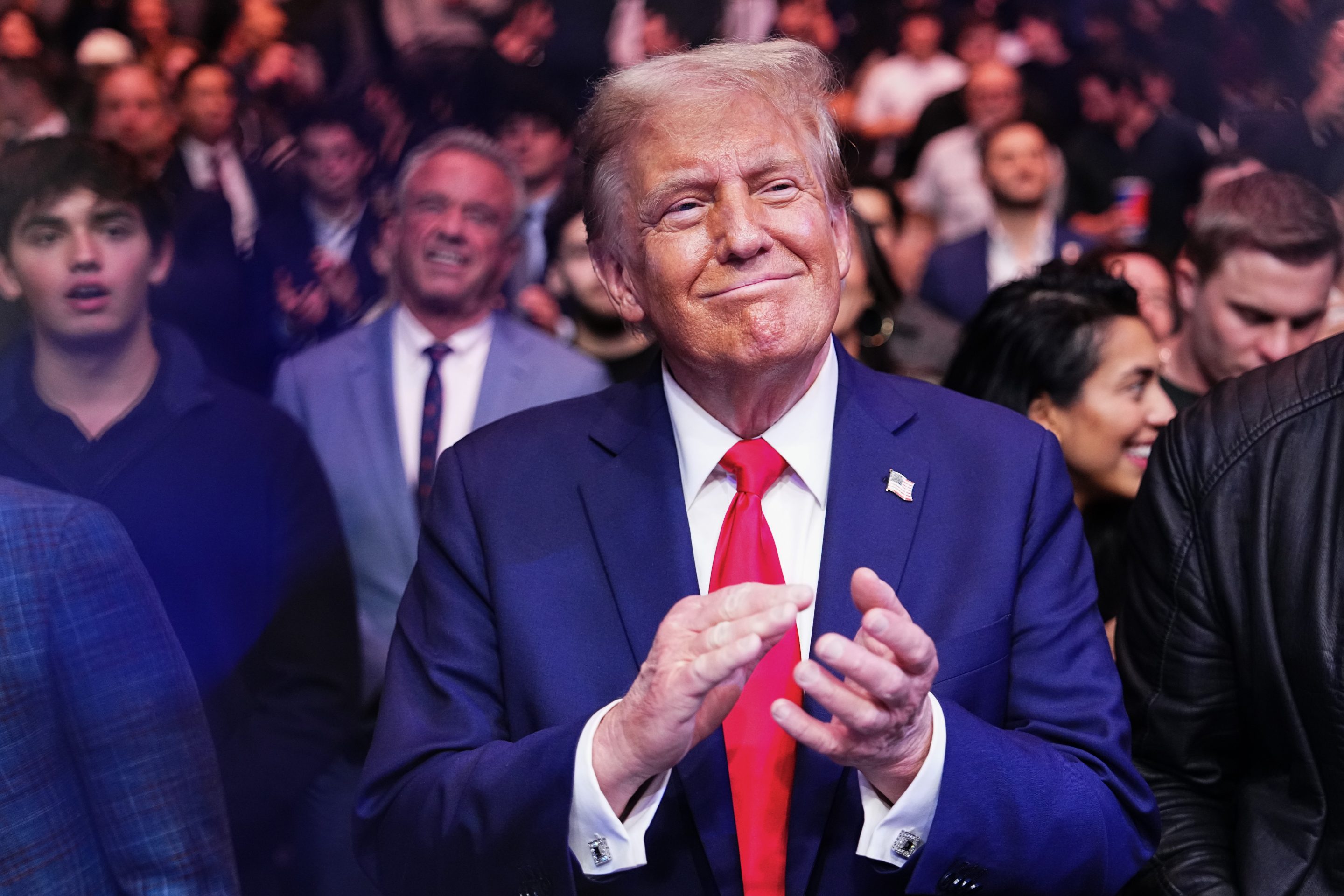 Donald Trump clapping