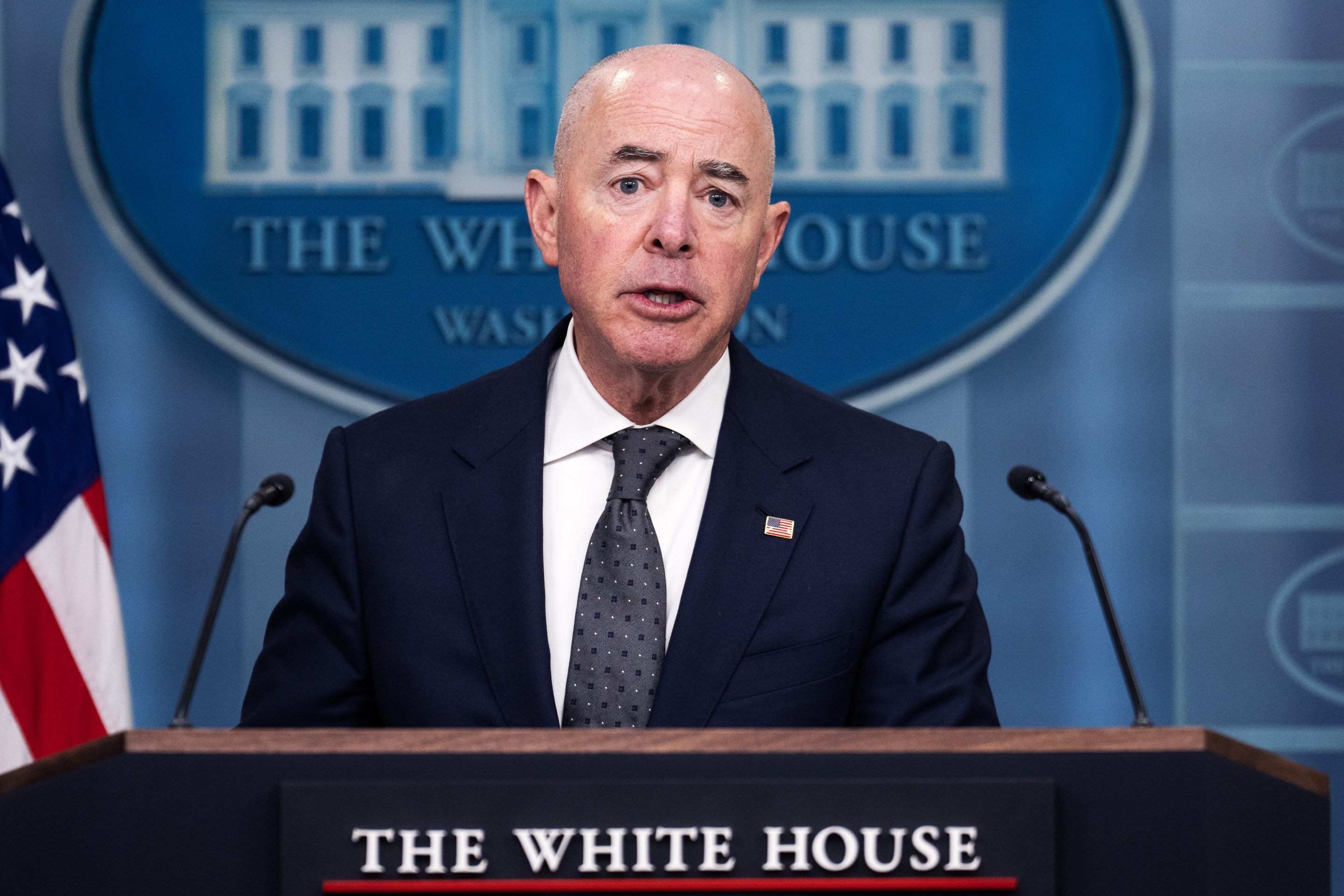 Department of Homeland Security Secretary Alejandro Mayorkas.