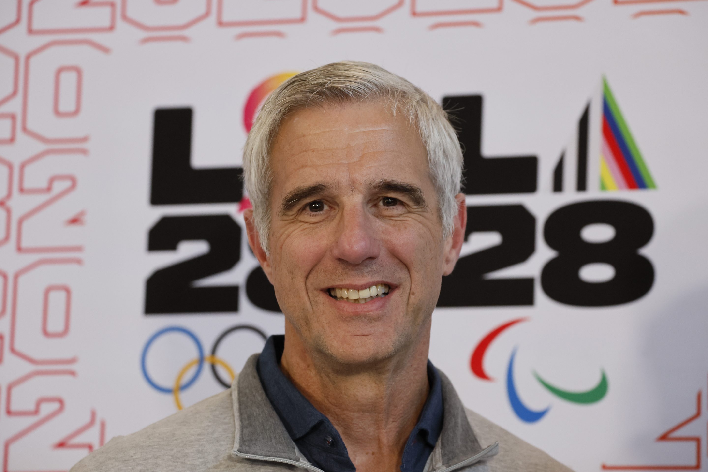 Reynold Hoover, CEO of LA28, at UCLA Covel Commons in Los Angeles on Nov. 14, 2024.
