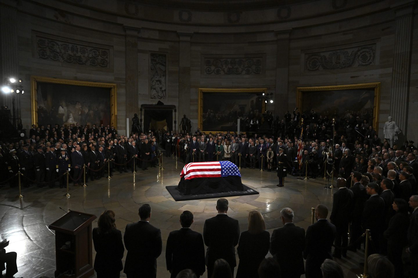 Jimmy Carter eulogized by Kamala Harris, Mike Johnson and others: ‘First and foremost a faithful servant of his creator, and his fellow man’