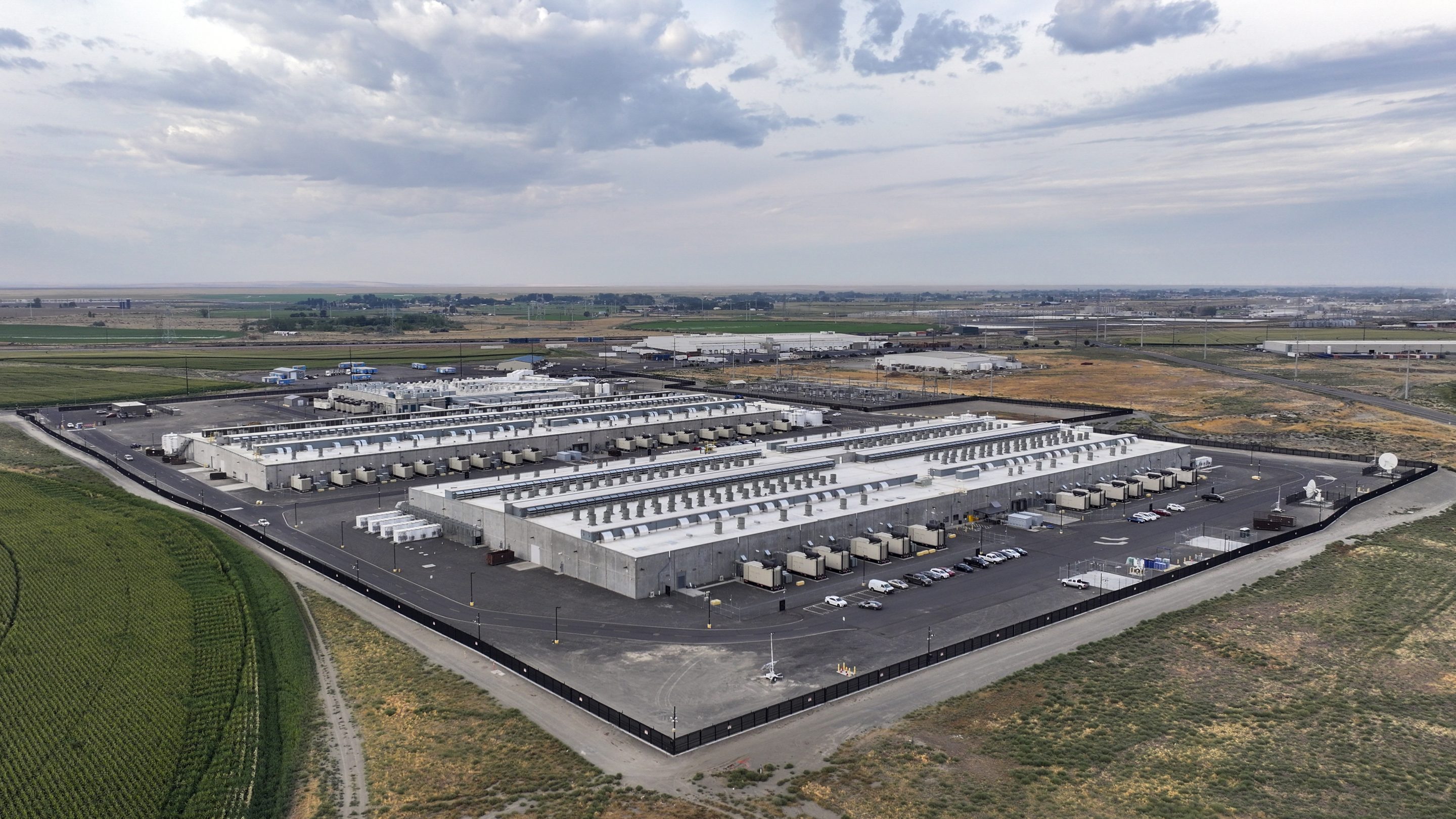 Amazon Web Services data center is seen on Aug. 22, 2024, in Boardman, Ore.