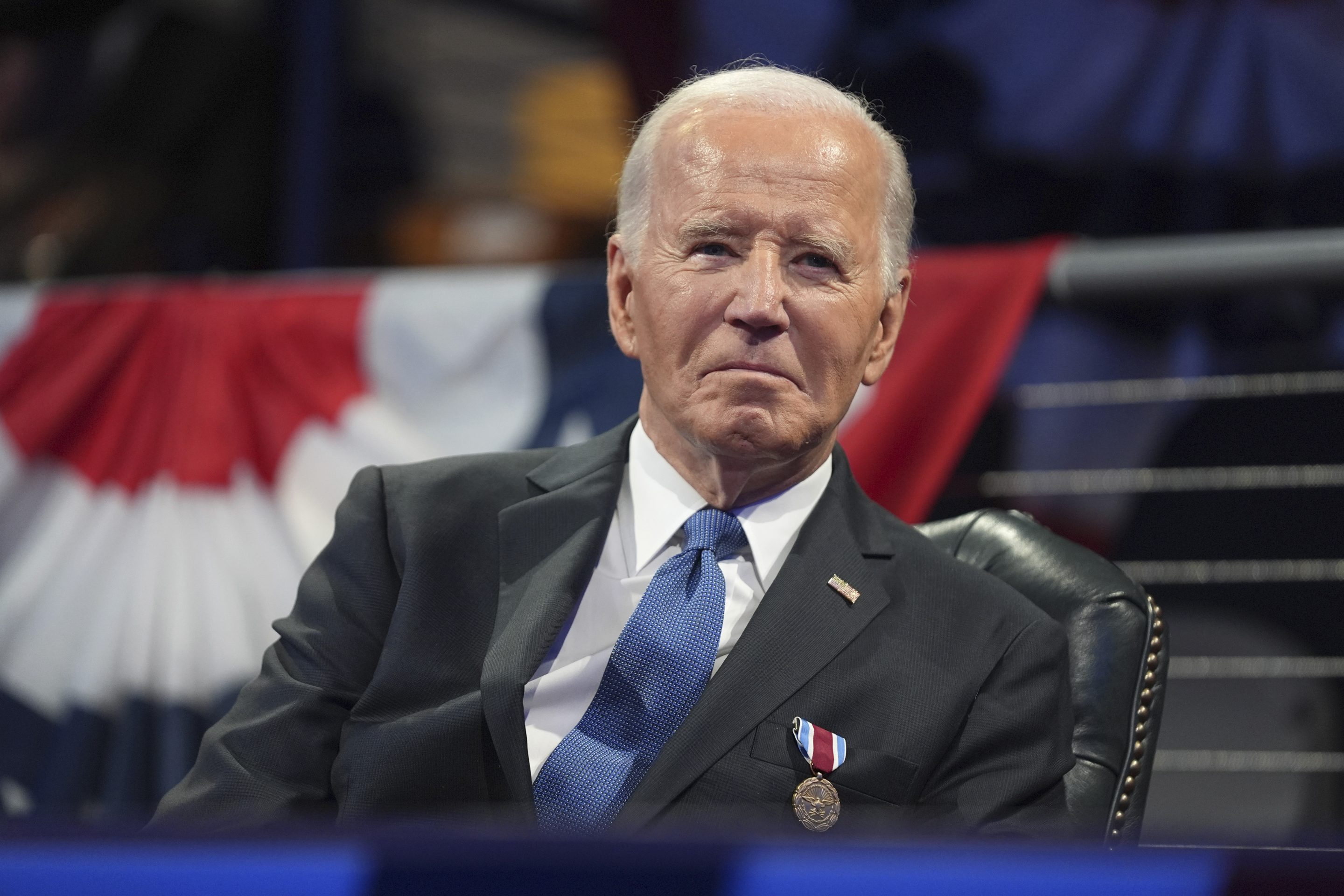 President Joe Biden attends the Department of Defense Commander in Chief farewell ceremony at Joint Base Myer-Henderson Hall, Jan. 16, 2025, in Arlington, Va.
