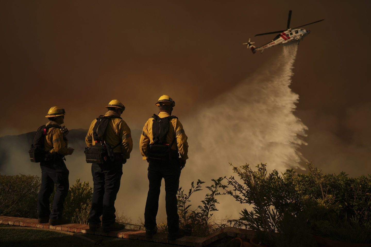 Trump is accusing California of sending too much water to the Pacific instead of to Los Angeles as he prepares to tour fire damage
