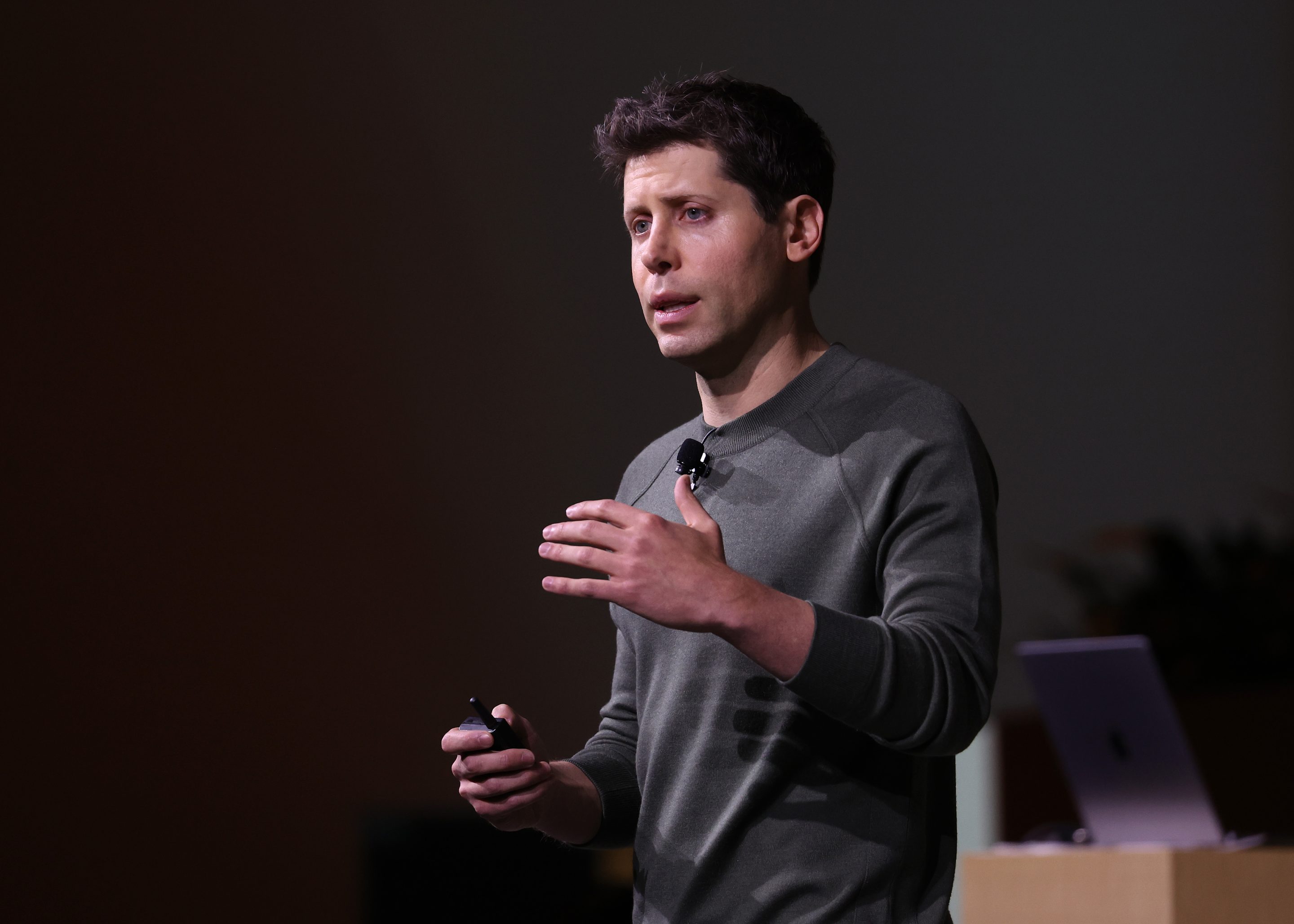 OpenAI CEO Sam Altman speaks during the OpenAI DevDay event on Nov. 6, 2023 in San Francisco.