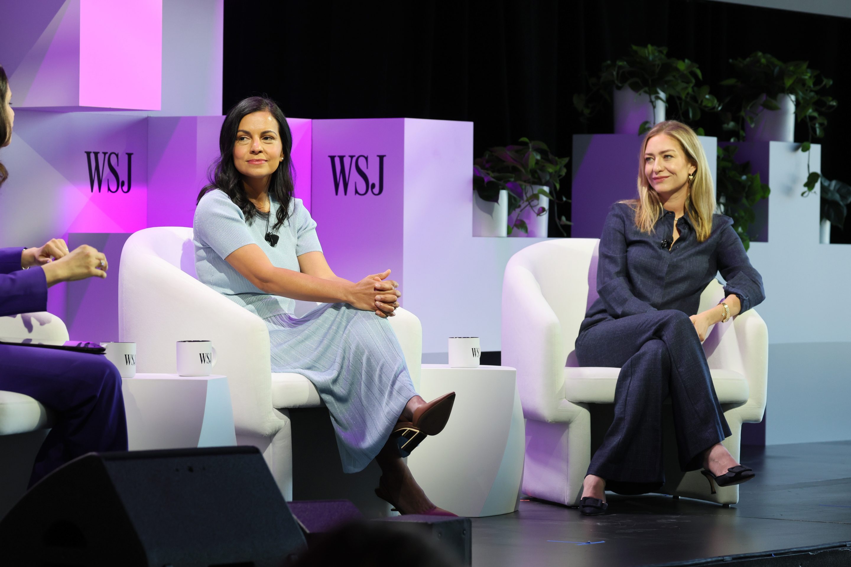 Lidiane Jones, CEO of Bumble, and Whitney Wolfe Herd, founder and executive chair, on May 21, 2024 in New York City.
