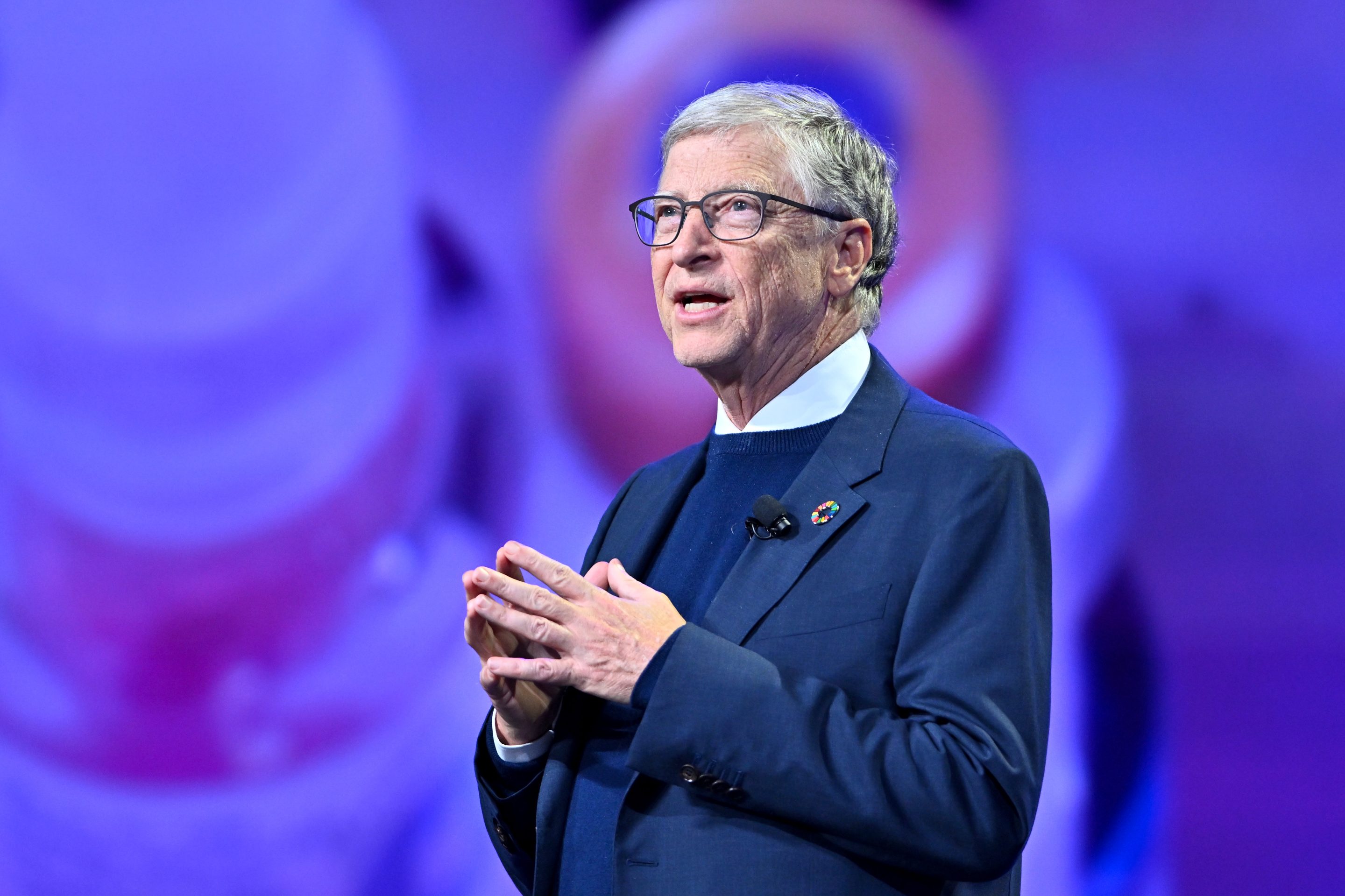 Bill Gates at his foundation’s annual Goalkeepers event, on Sept. 23, in New York City.