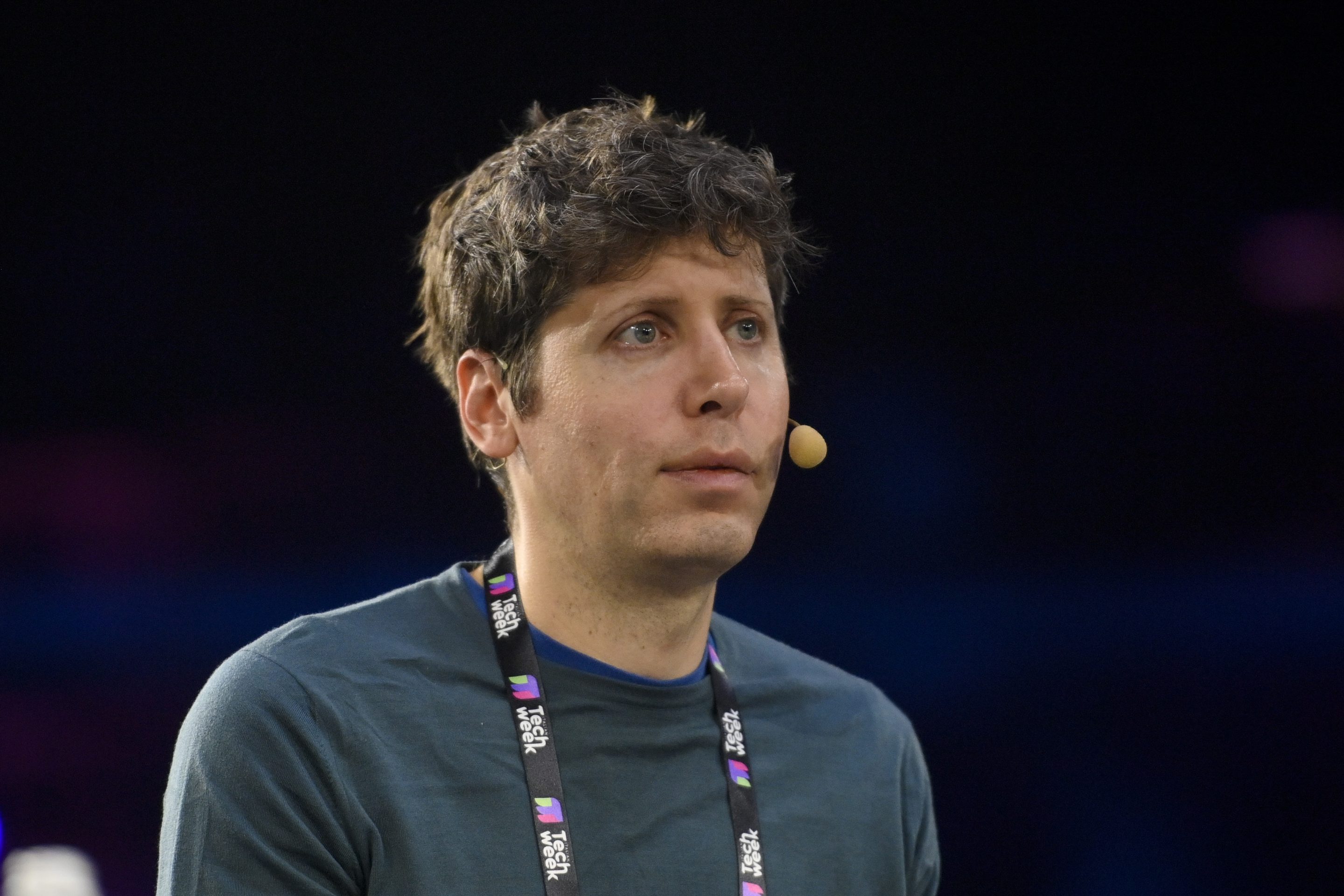 Sam Altman Co-founder and CEO of OpenAI speaks during the Italian Tech Week 2024 at OGR Officine Grandi Riparazioni on September 25, 2024 in Turin, Italy