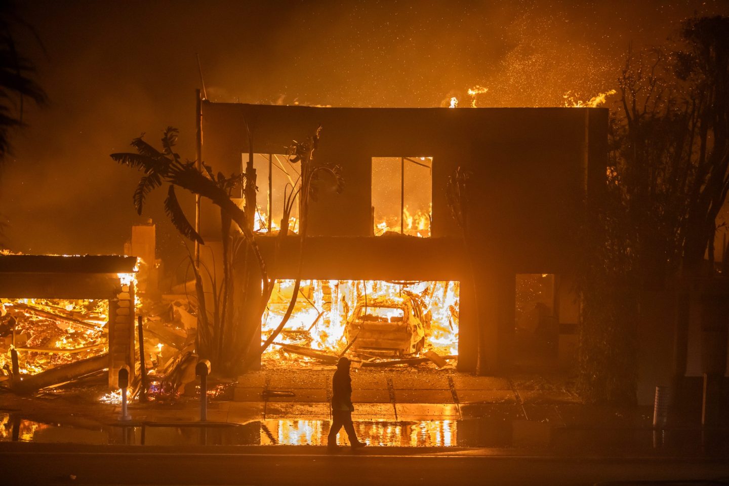 The Palisades Fire is causing devastating damage across thousands of acres.