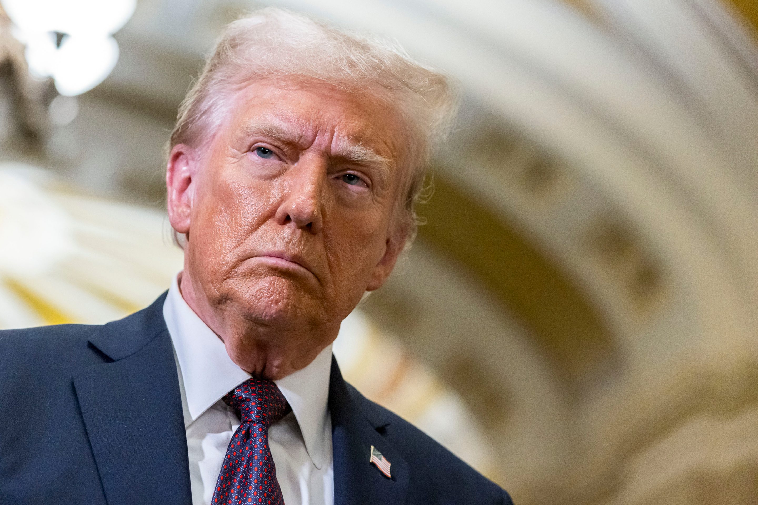 Donald Trump at the US Capitol on Jan. 8.