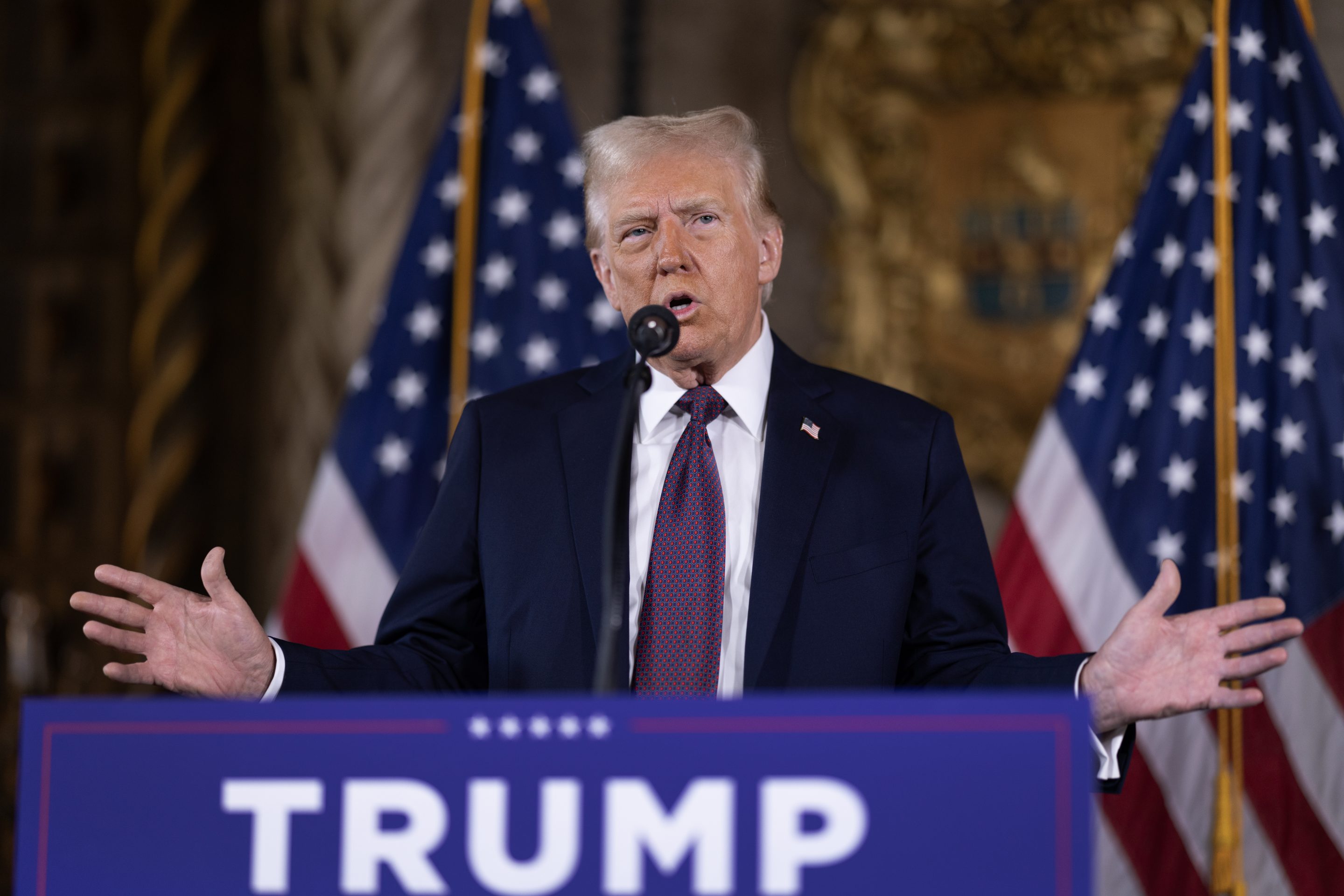 President-elect Donald Trump during a press conference on Jan. 7.