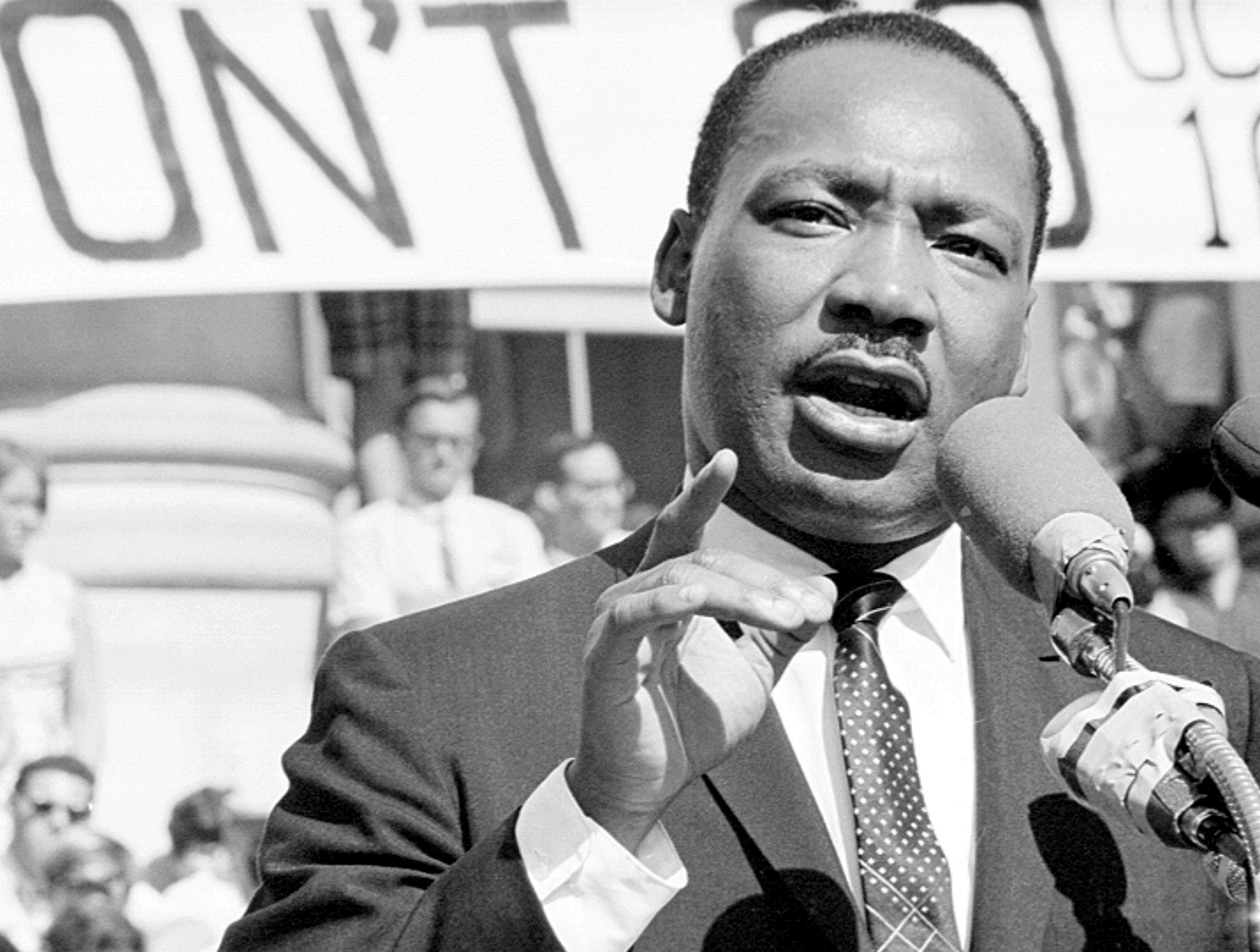 Civil rights leader Reverend Martin Luther King, Jr 