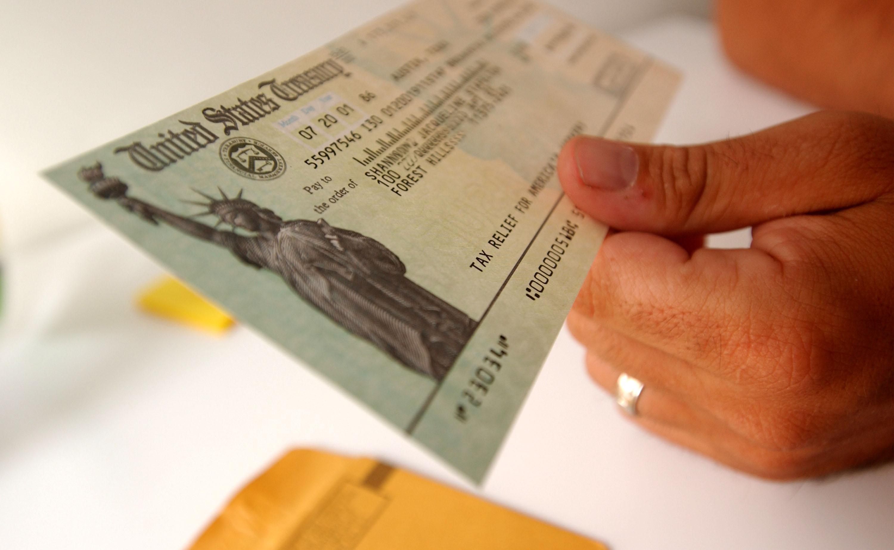 Refunds, so far this year, are far smaller than they were a year ago.