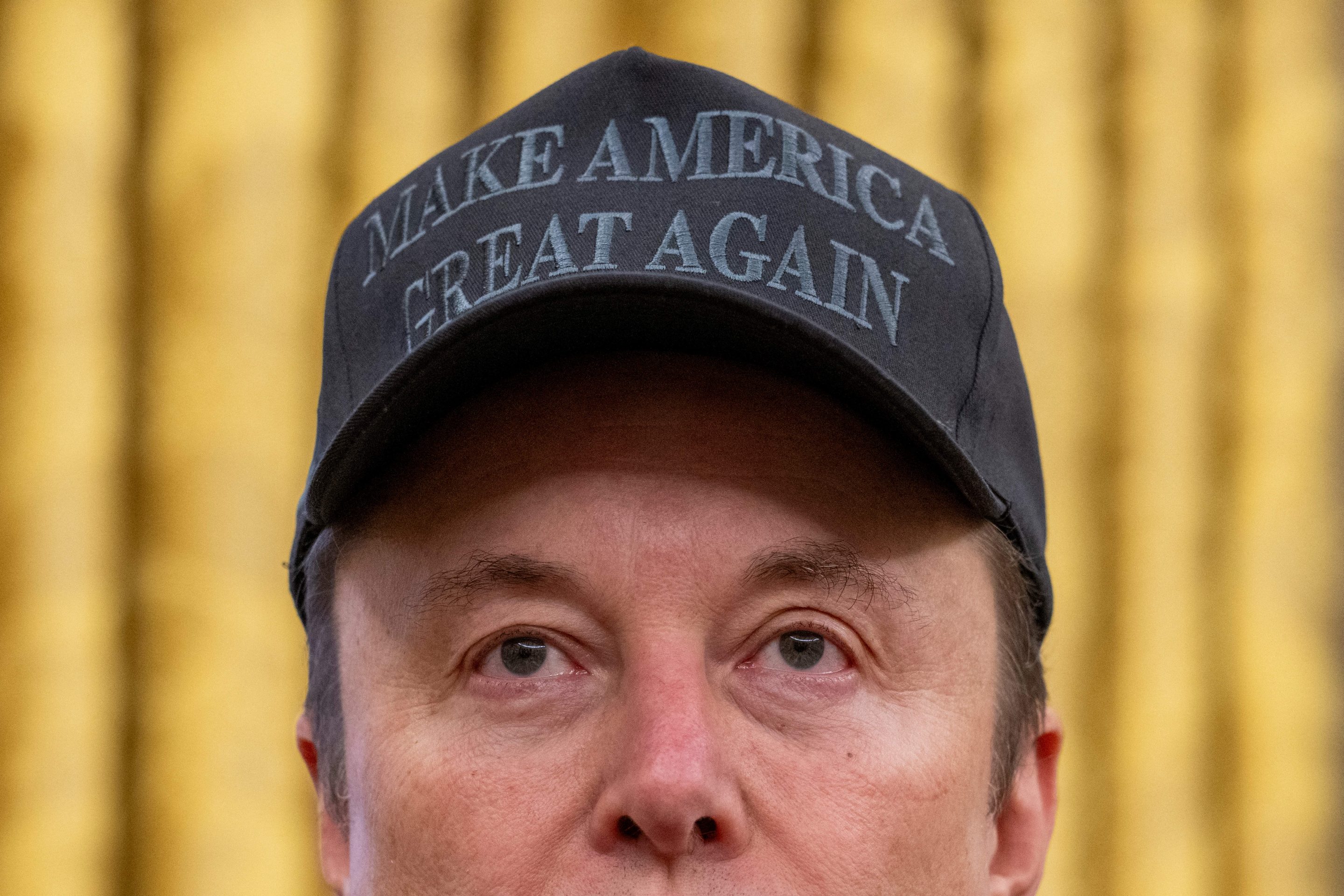 Tesla and SpaceX CEO Elon Musk in the Oval Office of the White House in Washington, D.C., on February 11, 2025. (Photo: Jim Watson/AFP/Getty Images)