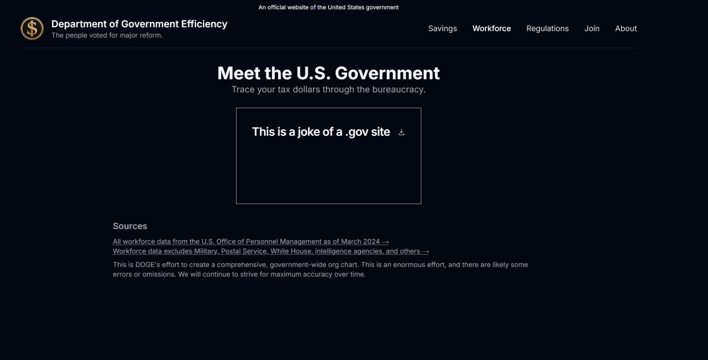 Elon Musk’s DOGE launched its website. It was hacked within days