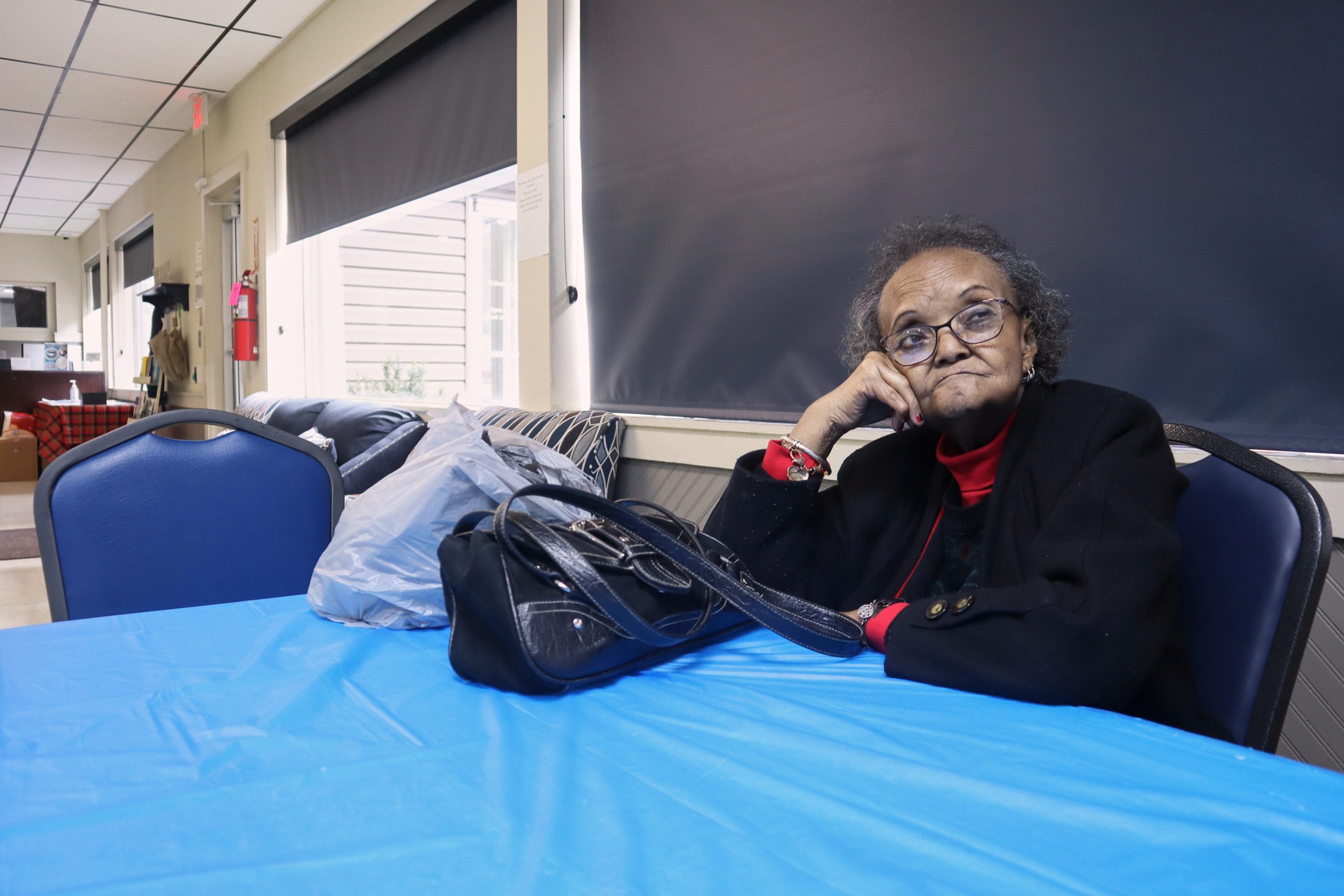 Mary Weaver reflects on changes to the Social Security Administration while visiting the McDowell County Commission on Aging Senior Center in Welch, W.Va., Thursday.