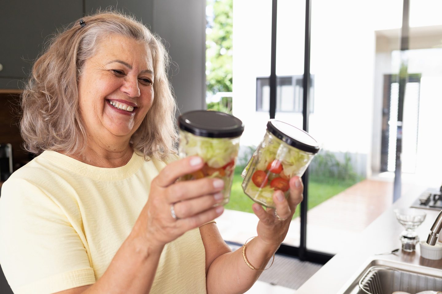Switching from plastic to glass food containers is an easy step to cut down on your microplastic exposure.