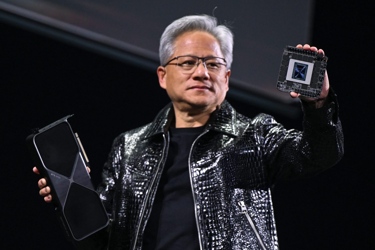 NVIDIA CEO Jensen Huanf at CES 2025