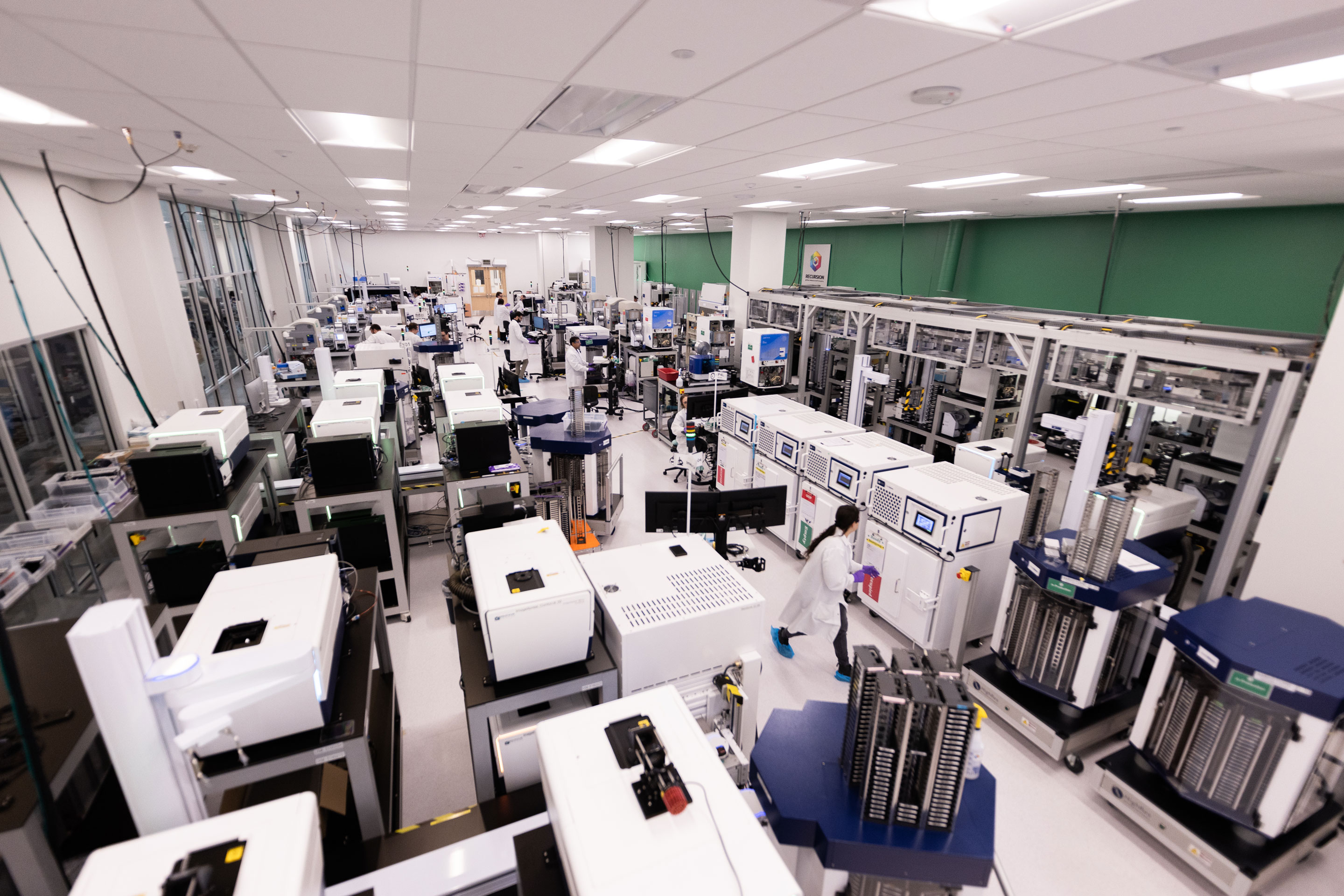 Recursion’s automated high throughput wet lab