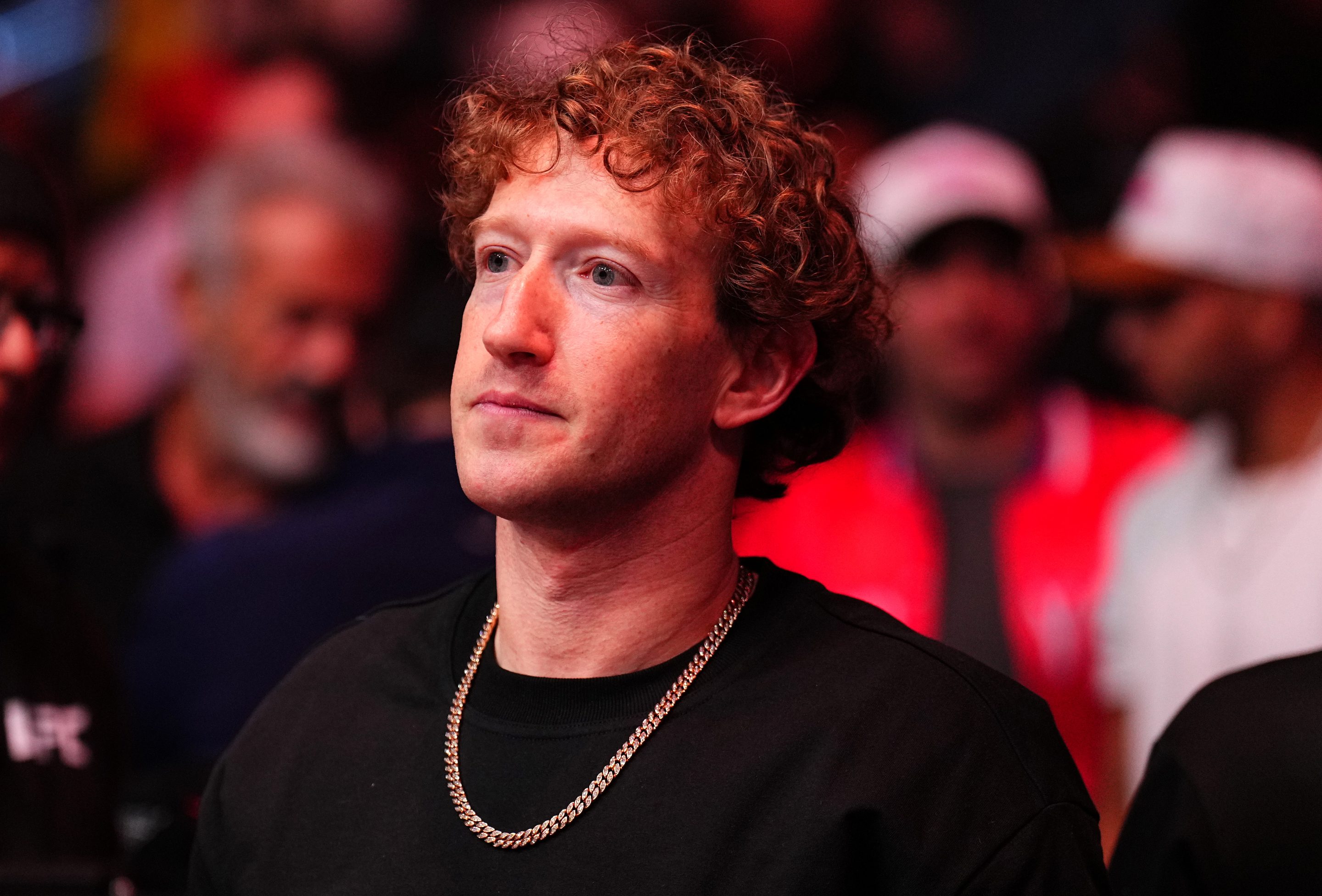 Meta CEO Mark Zuckerberg during a sports match on March 08, 2025 in Las Vegas, Nevada. (Photo: Chris Unger/Zuffa LLC/Getty Images)