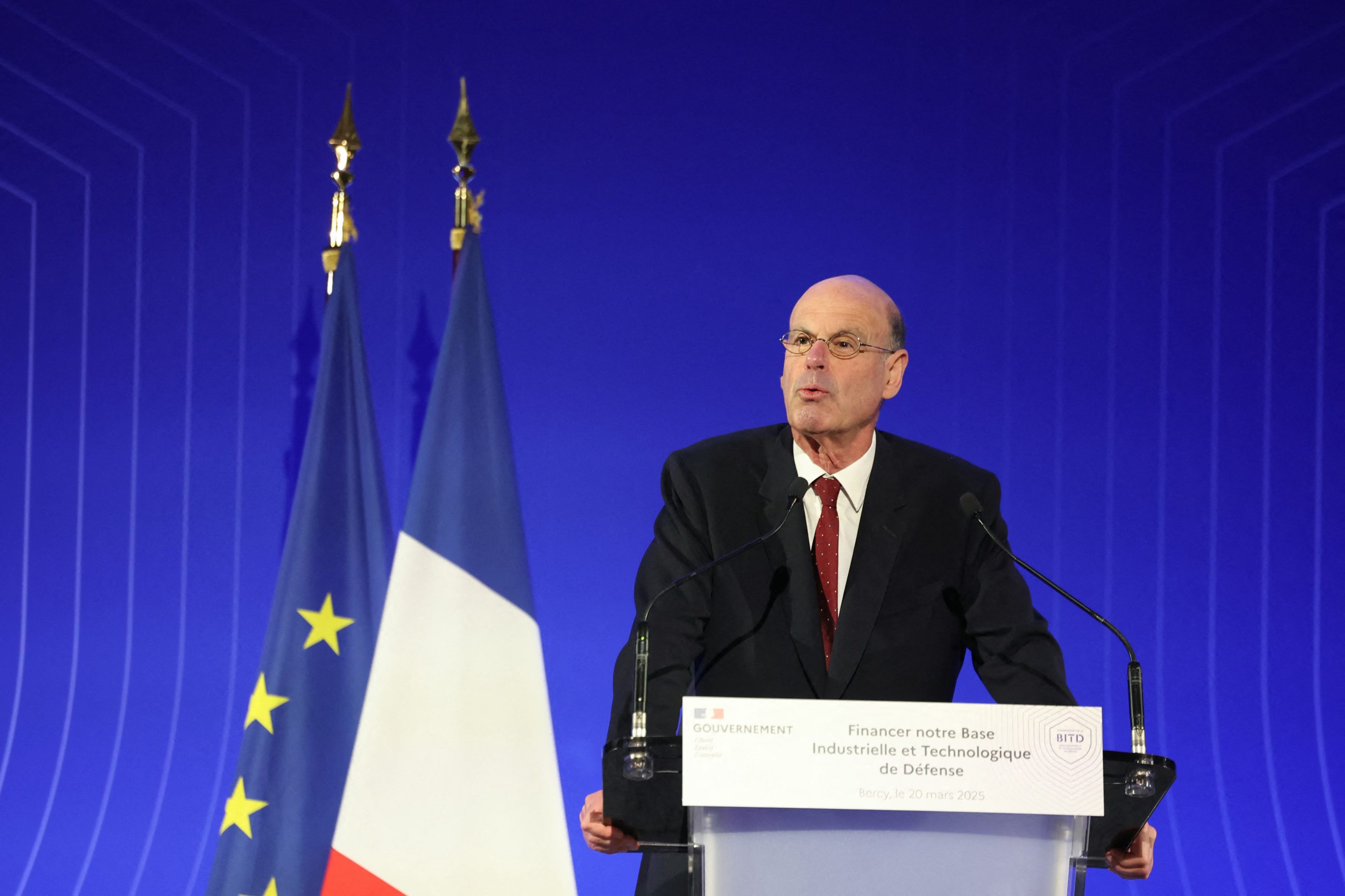 France's Minister for Economy, Finances and Industrial and Digital sovereignty Eric Lombard.