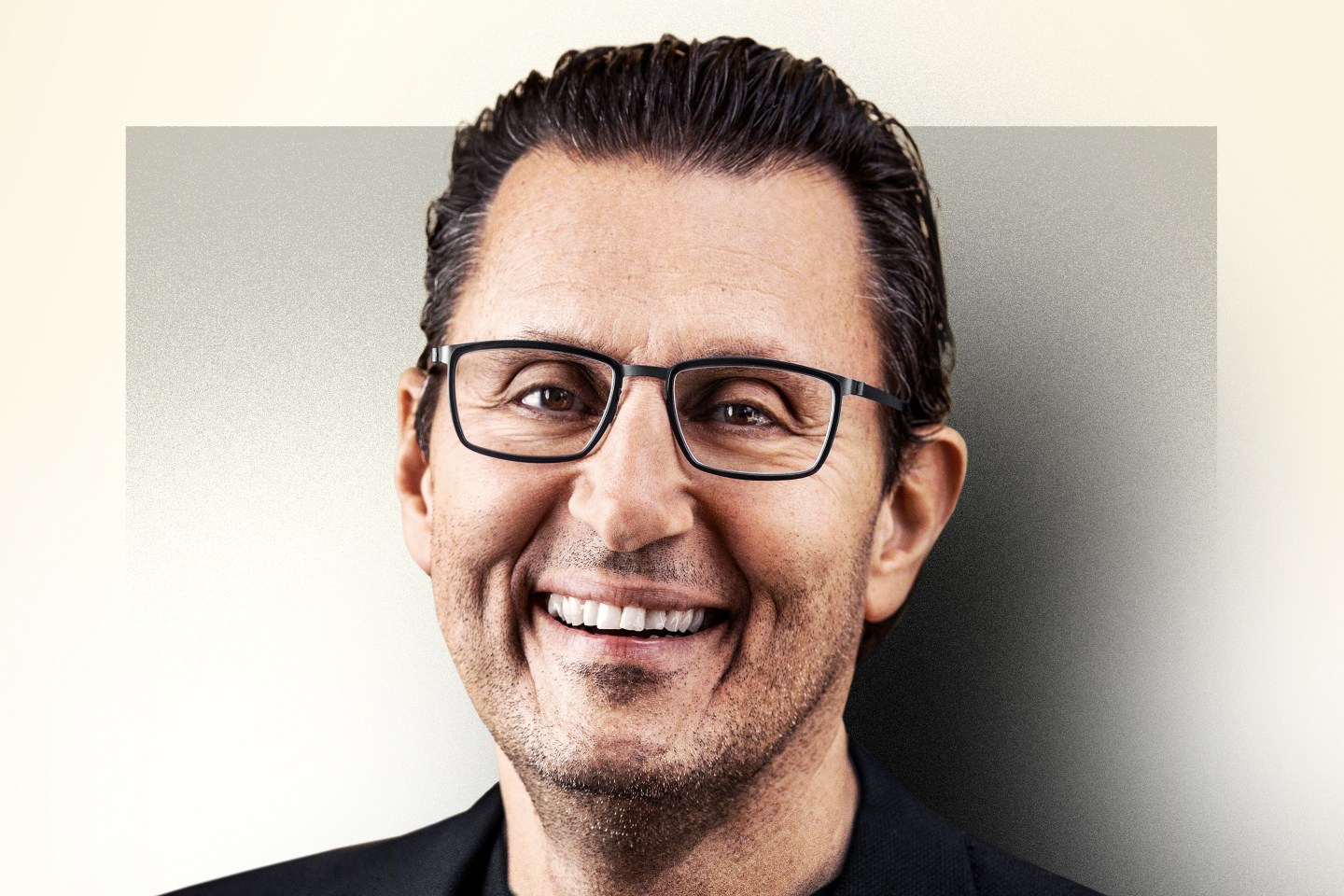 Fortune 500 CEO Interview portrait of Sasan Goodarzi