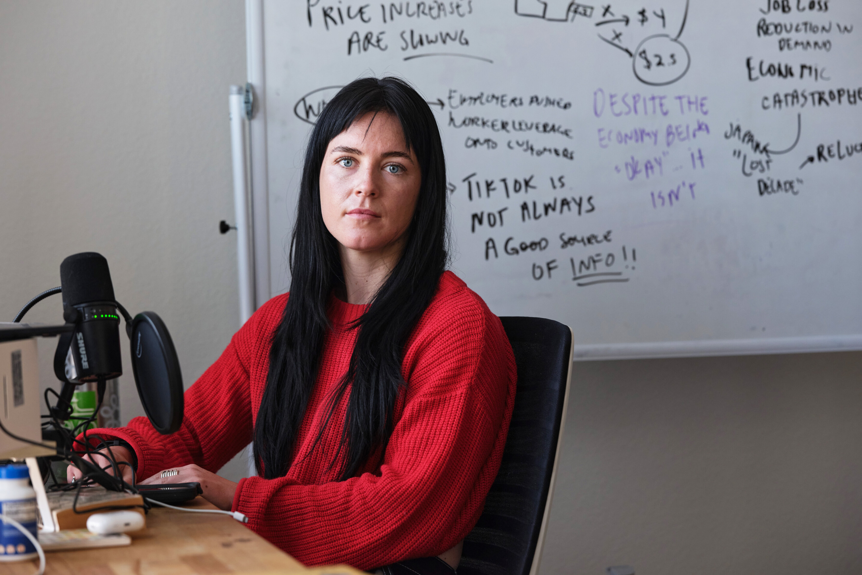 Kyla Scanlon, an economic commentator with a following.