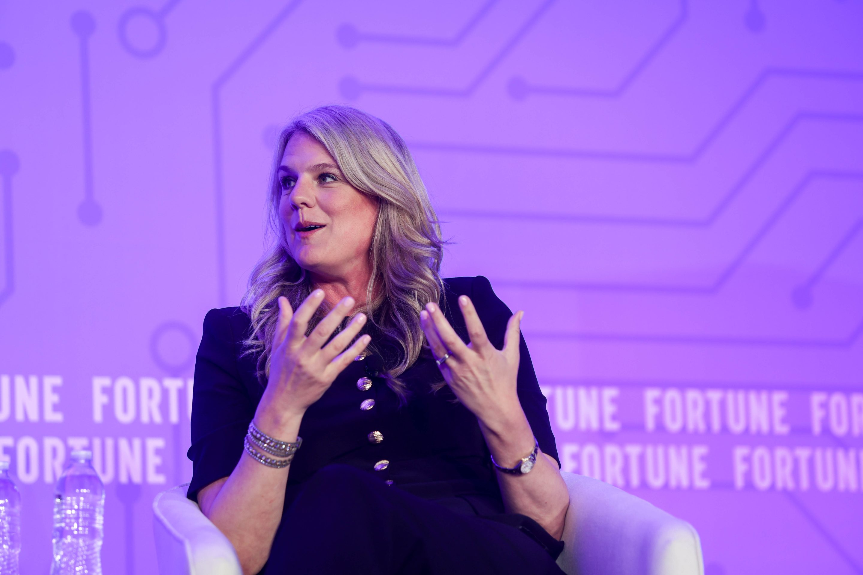 Tracey Franklin, chief people and digital technology officer at Moderna, speaks at the inaugural Workplace Innovation Summit.
