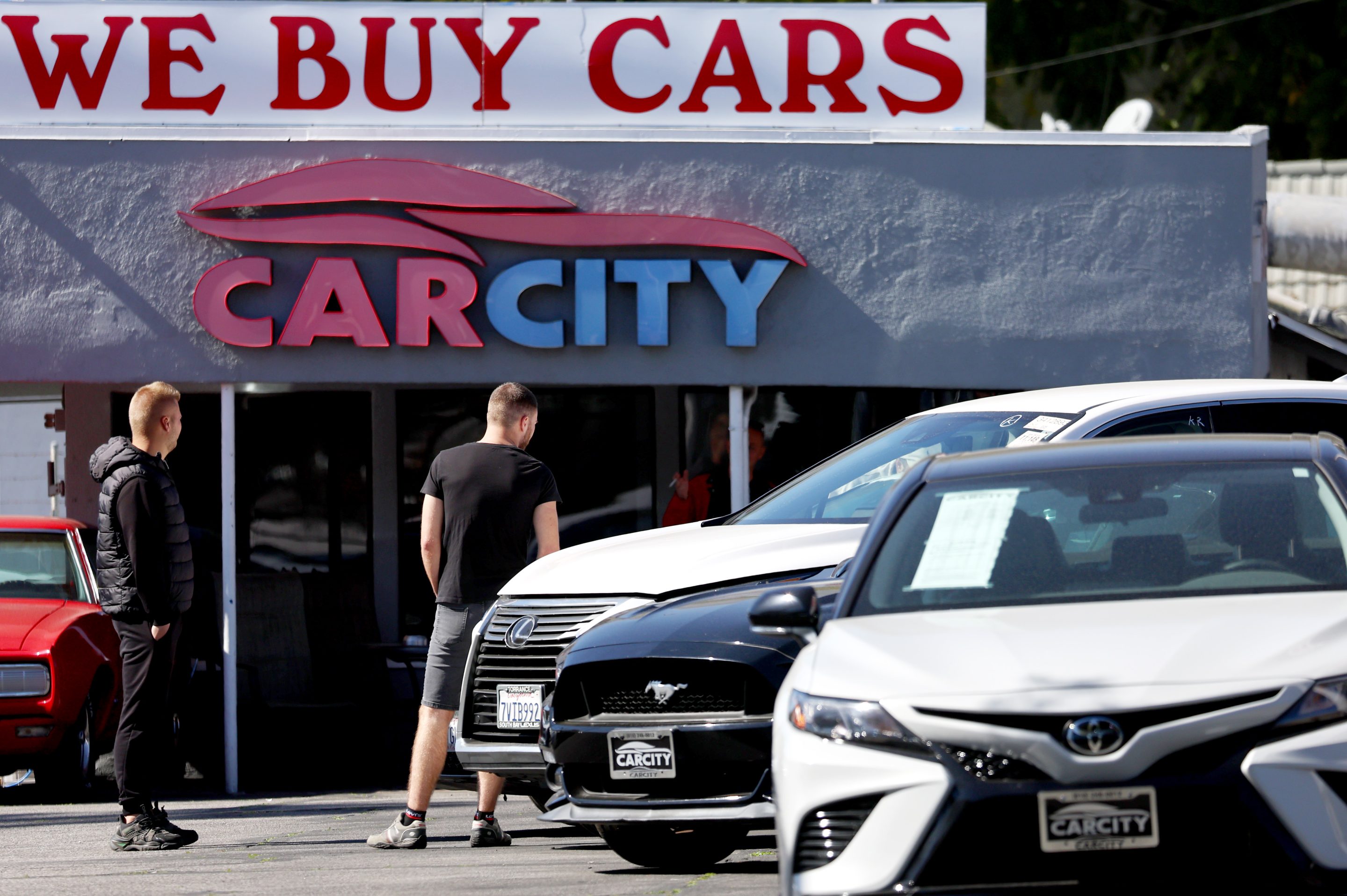 Dealers are running low on used cars.