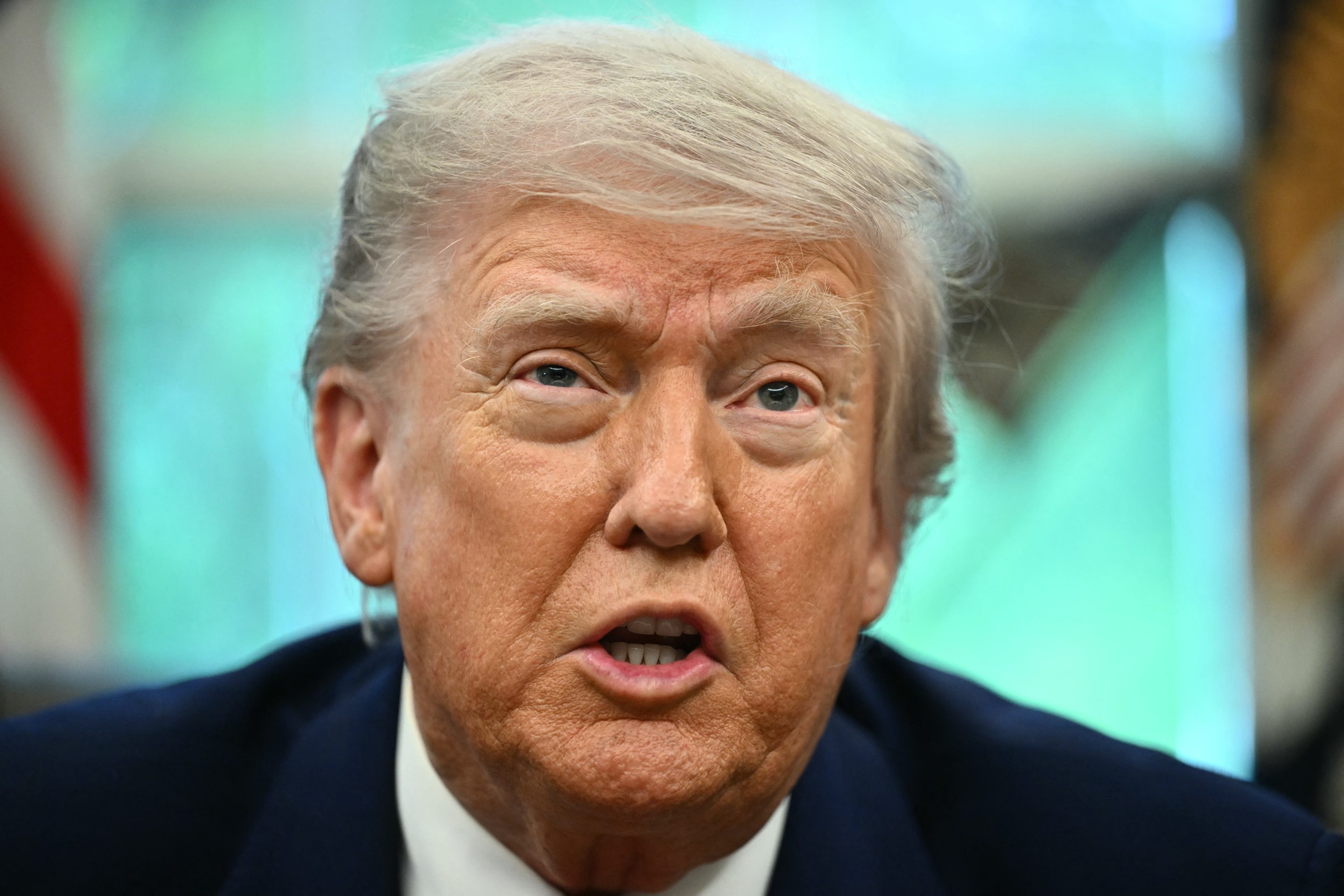 President Donald Trump took to social media on Friday to threaten Europe and Apple.