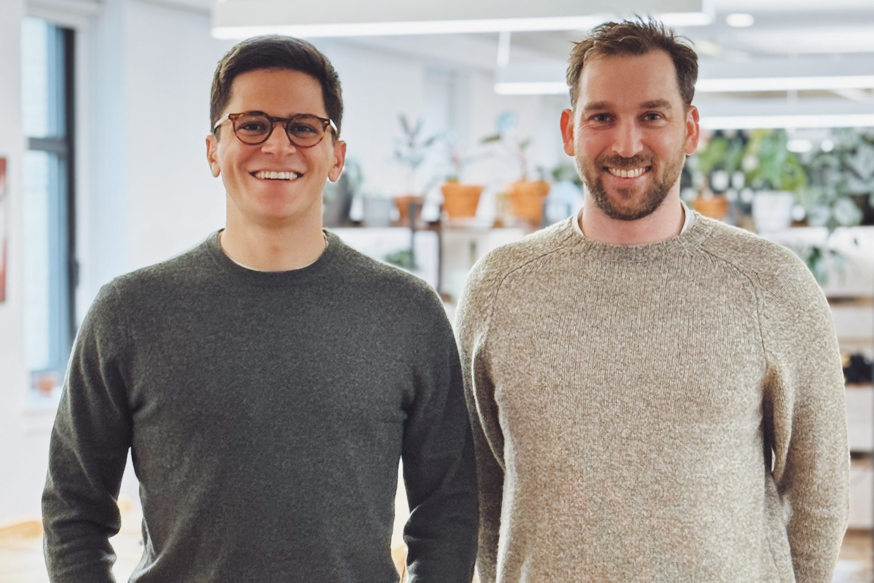 Clair cofounders Nico Simko and Alex Kostecki.