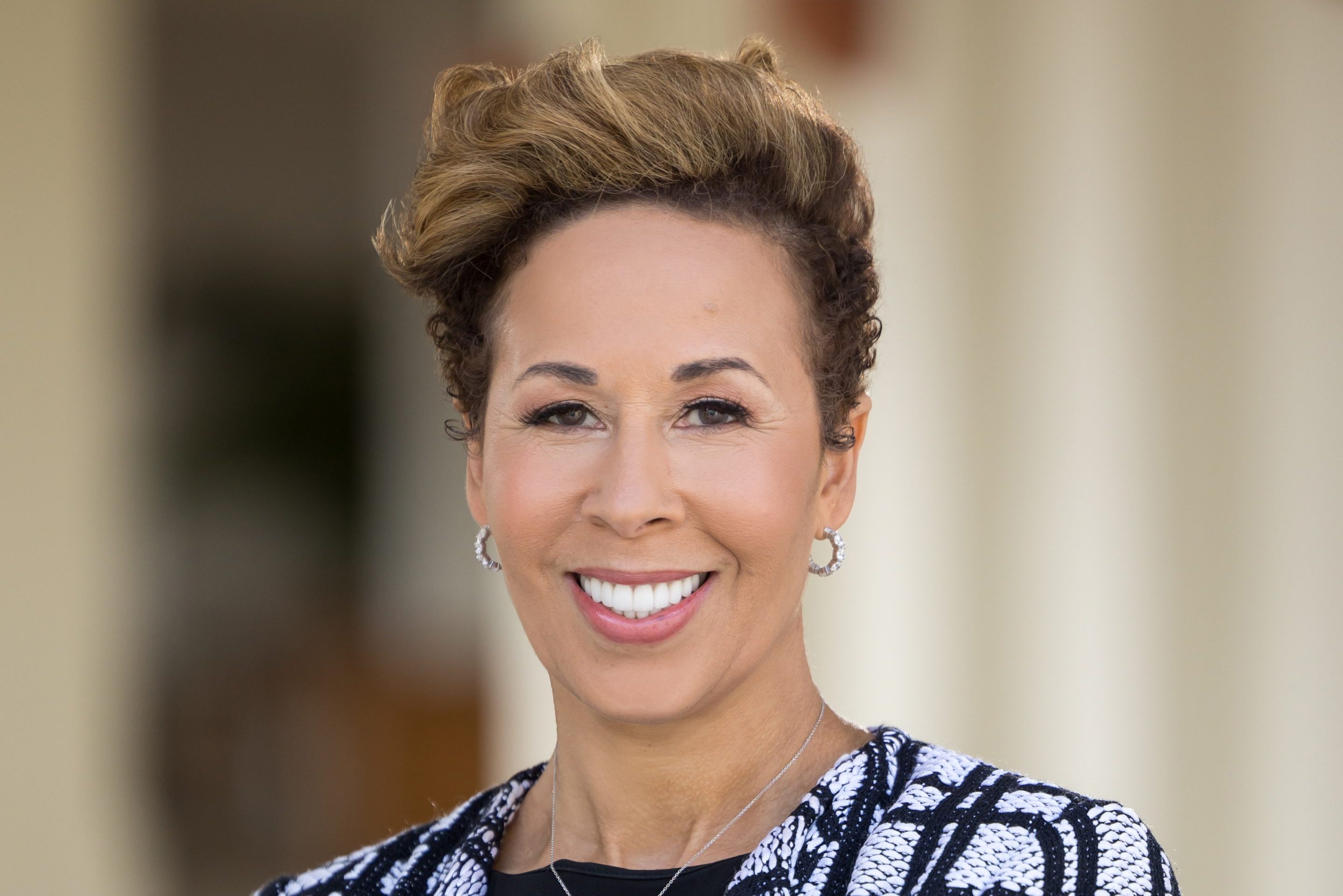 A headshot of Peggy Alford