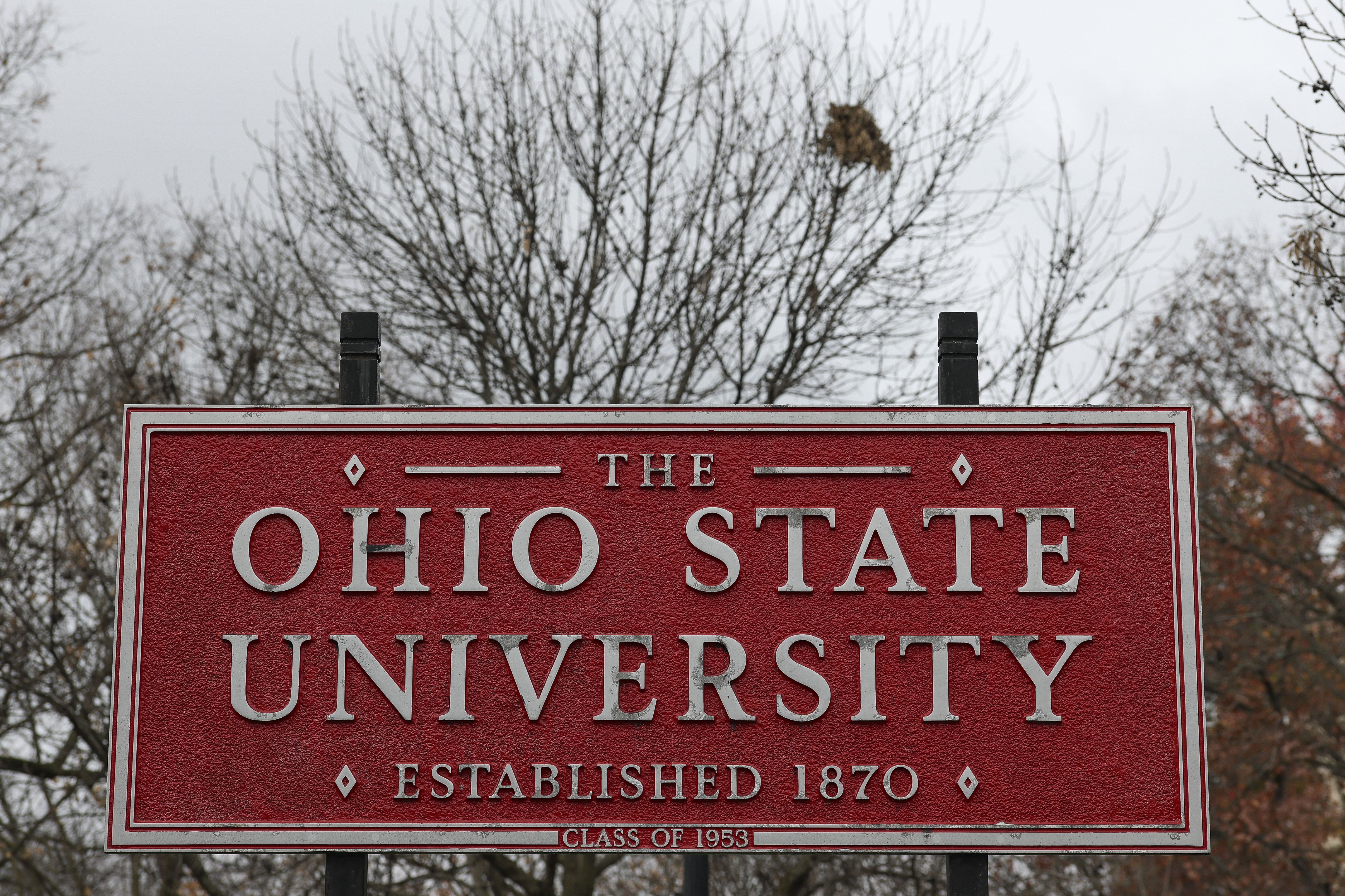 The Ohio State University sign.