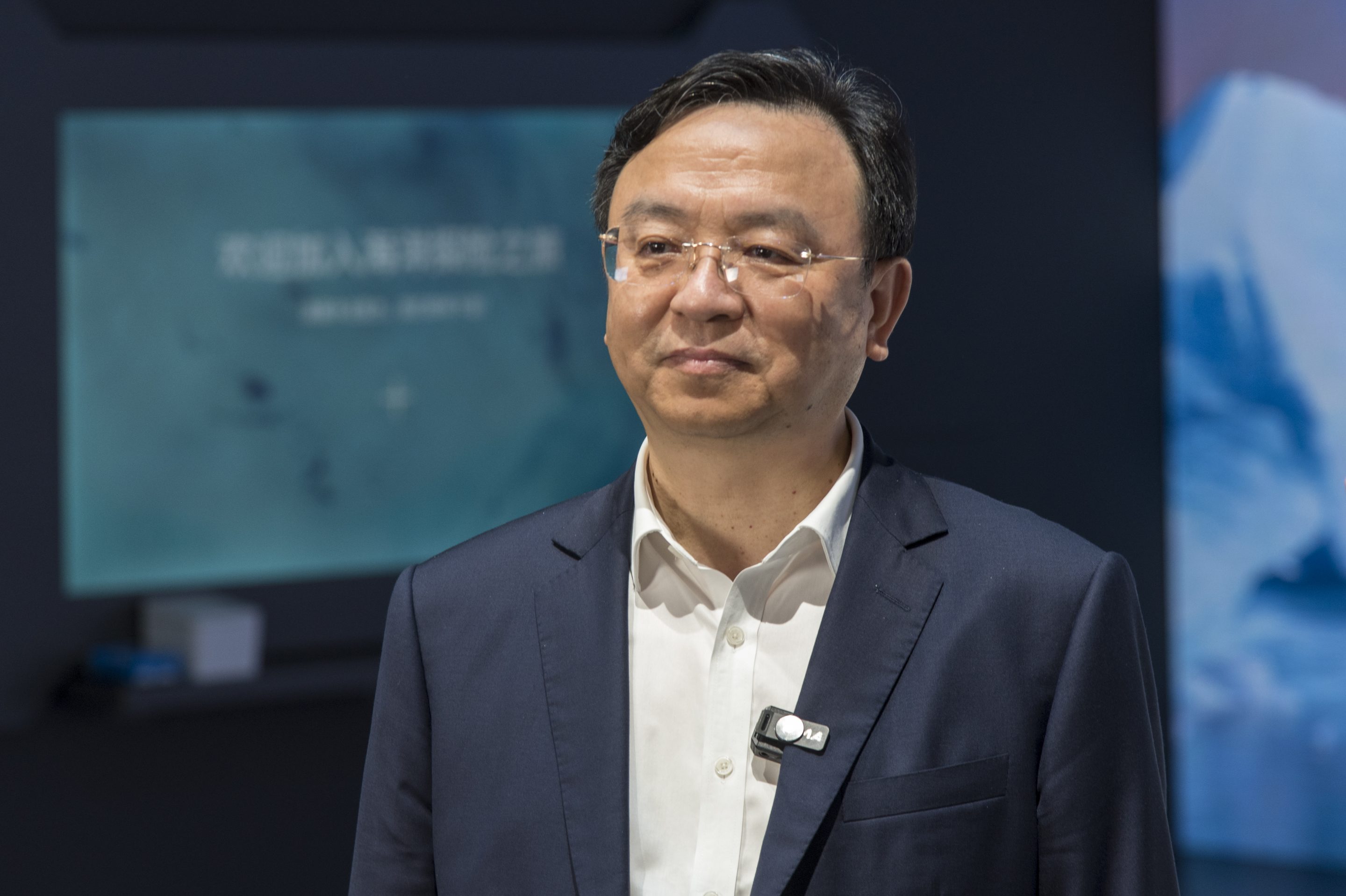 BYD chairman Wang Chuanfu during the Auto Shanghai show on April 24, 2025 in Shanghai, China. (Photo: VCG/Getty Images)