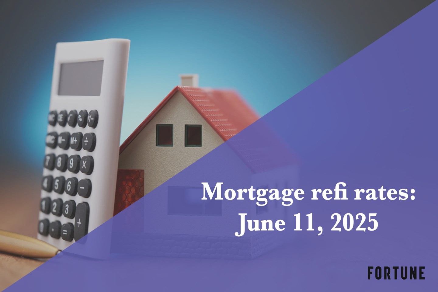 Current refi mortgage rates report for June 11, 2025