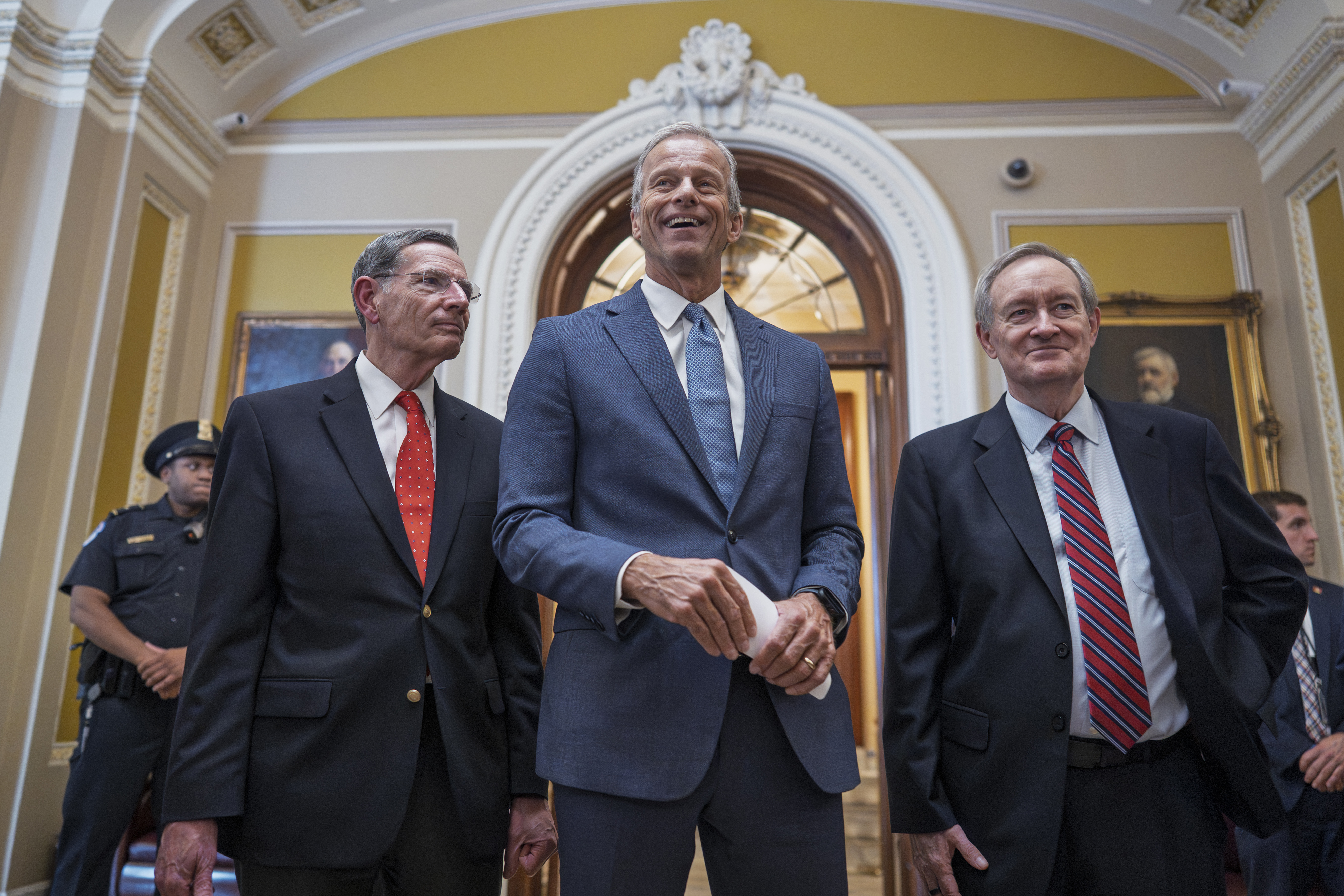 The sprawling Republican budget bill approved by the Senate Tuesday removes a proposed tax on solar and wind energy projects but quickly phases out tax credits for wind, solar and other renewable energy.
