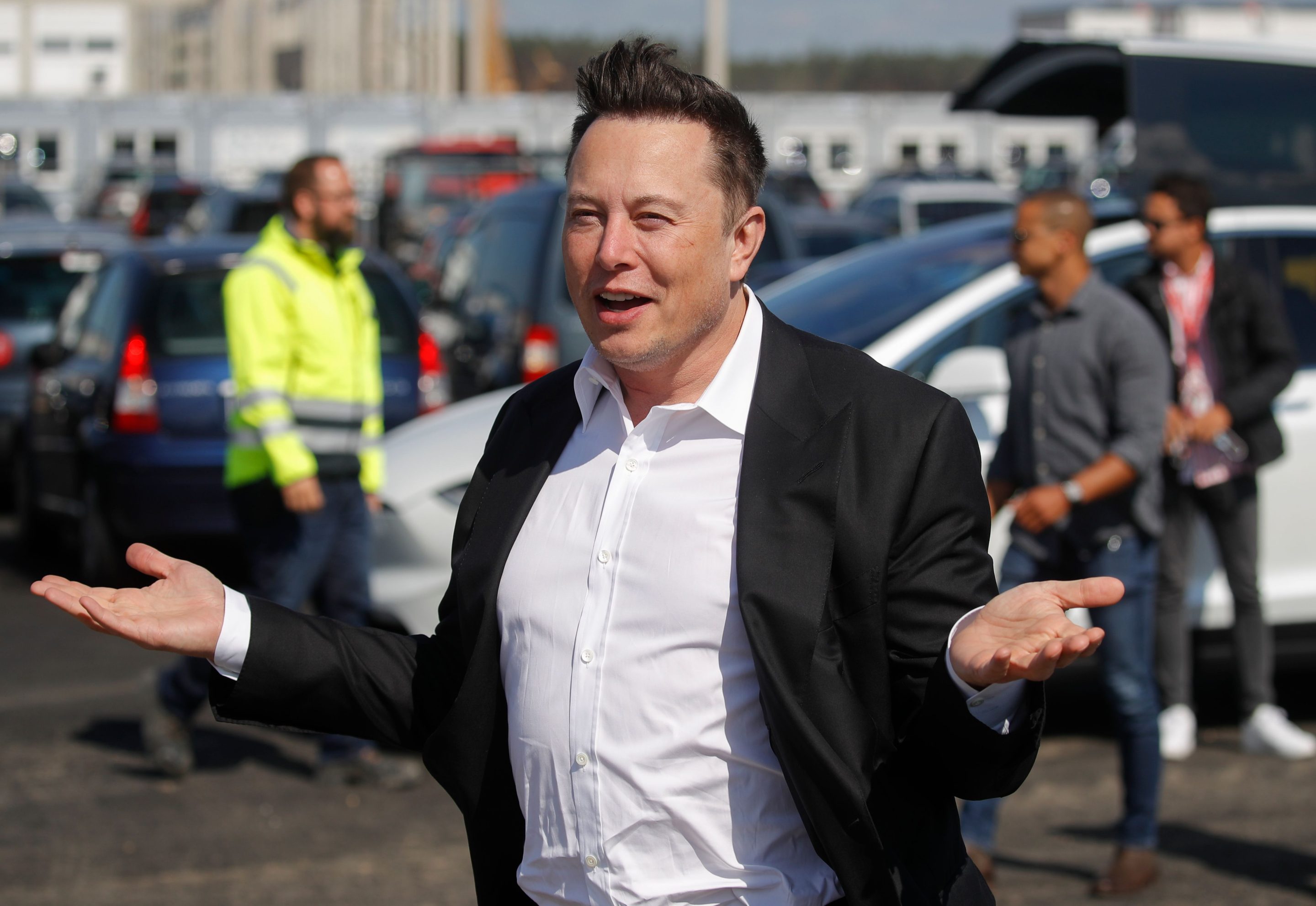 Elon Musk shrugs