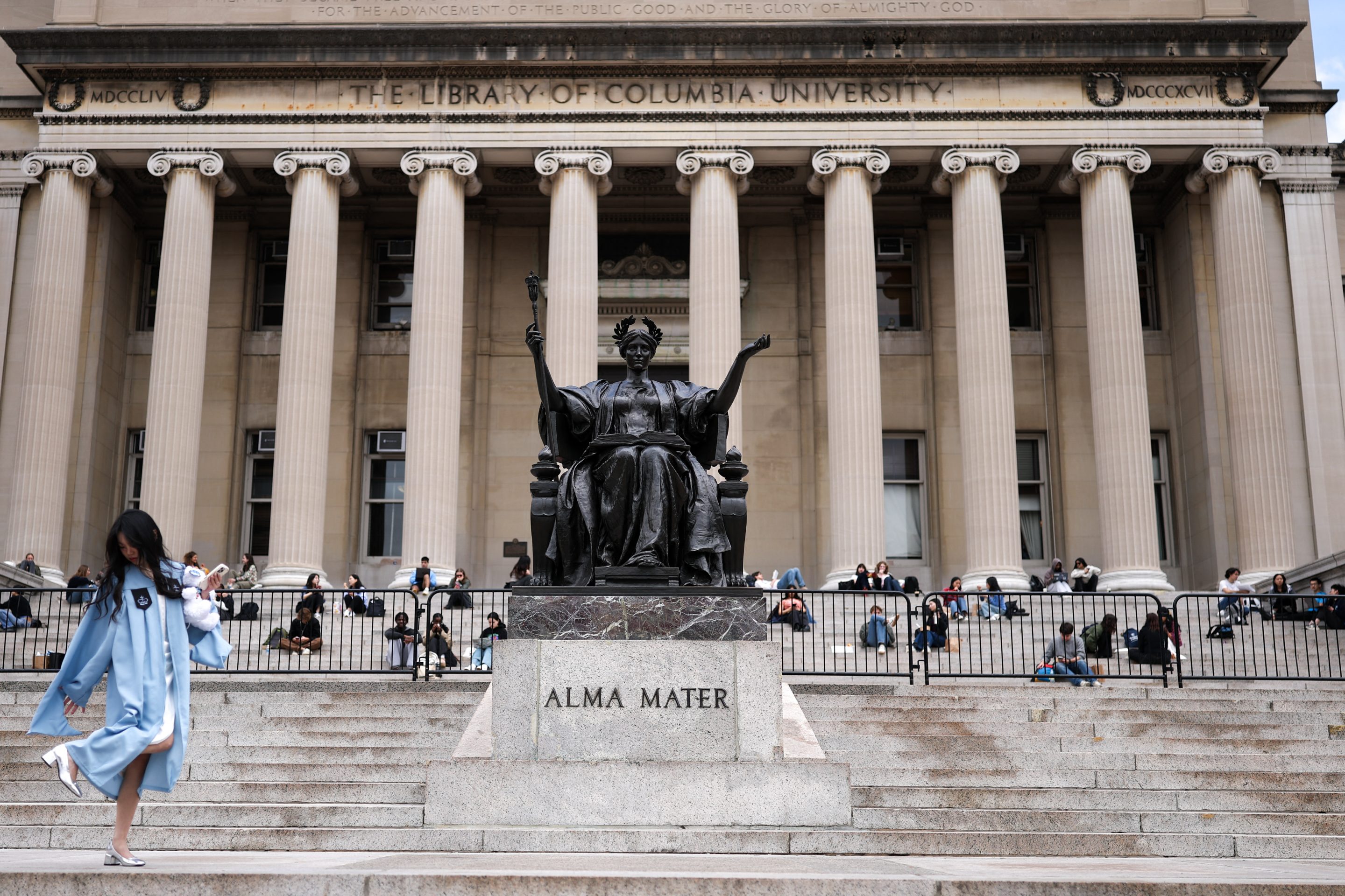 The campus of Columbia University on April 14.
