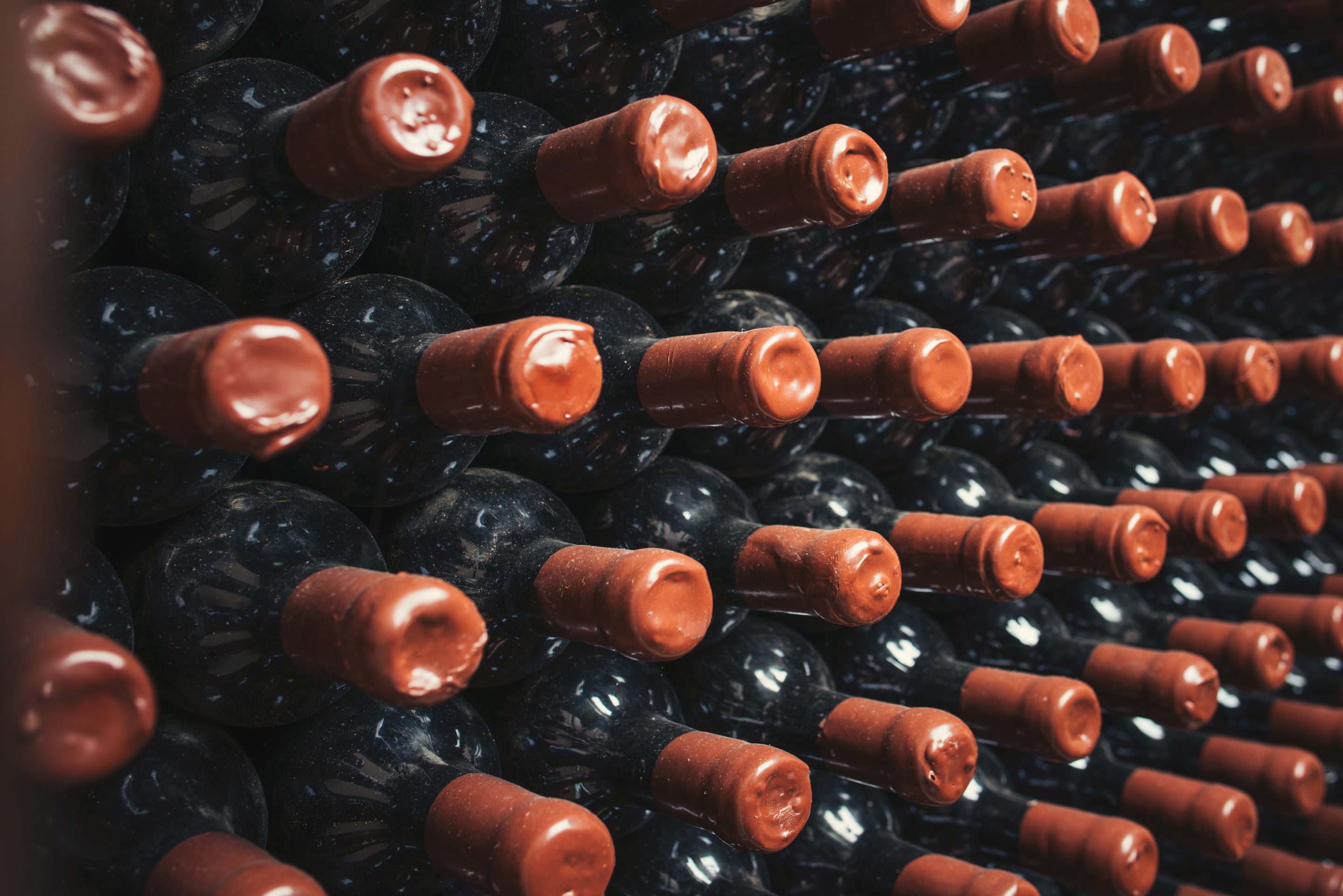 wine bottles