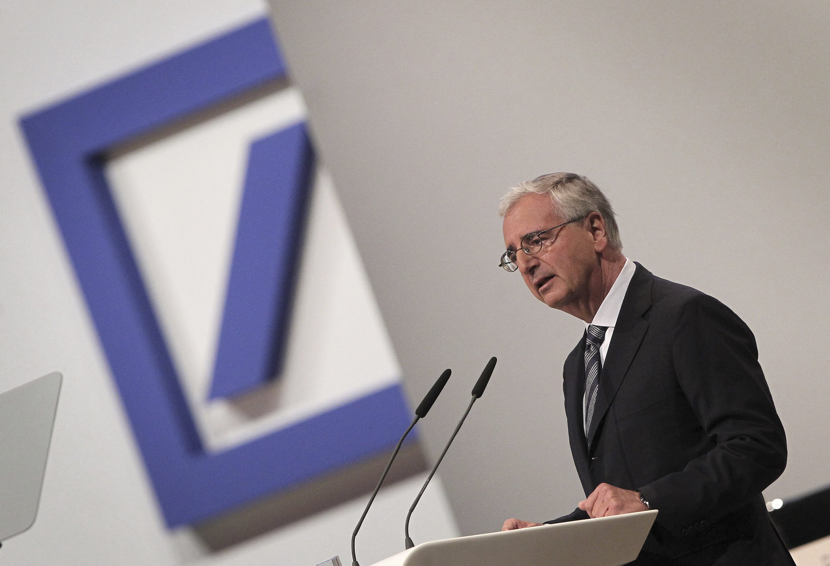 Paul Achleitner, former supervisory board chairman of German bank Deutsche Bank.