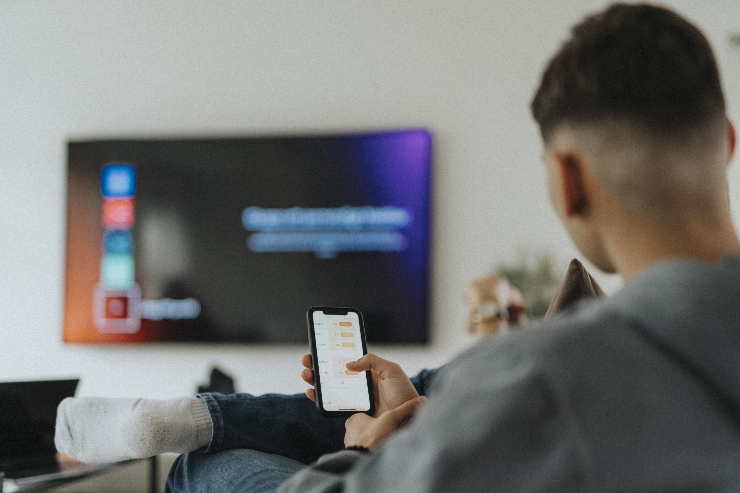 Watching TV