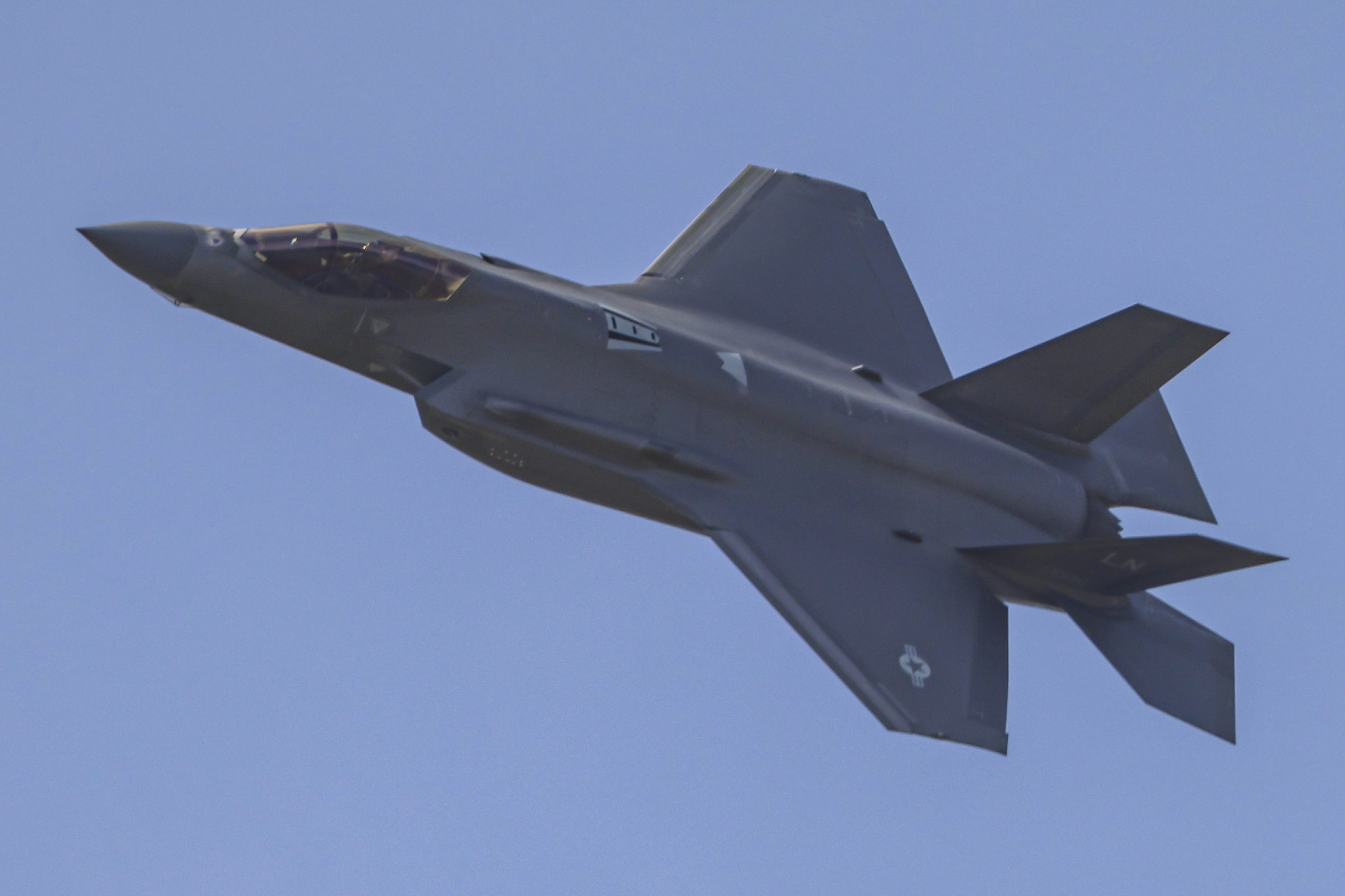 The Lockheed Martin F-35 during a flight demonstration at the Paris Air Show on June 22.