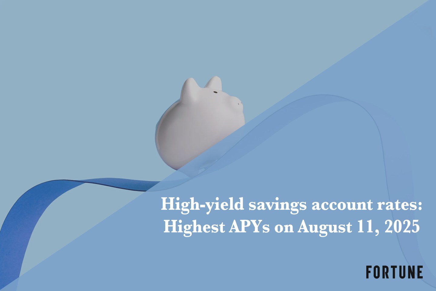 You can earn up to 5.00% APY in a high-yield savings account on Aug. 11, 2025