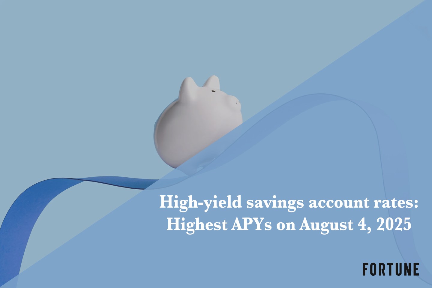 You can earn up to 5.00% APY in a high-yield savings account on Aug. 4, 2025