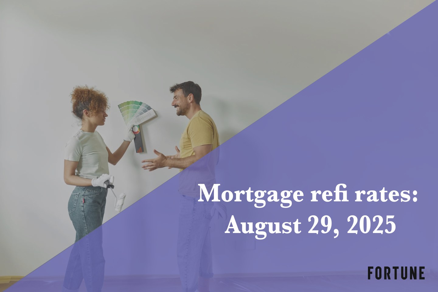 Current refi mortgage rates report for Aug. 29, 2025