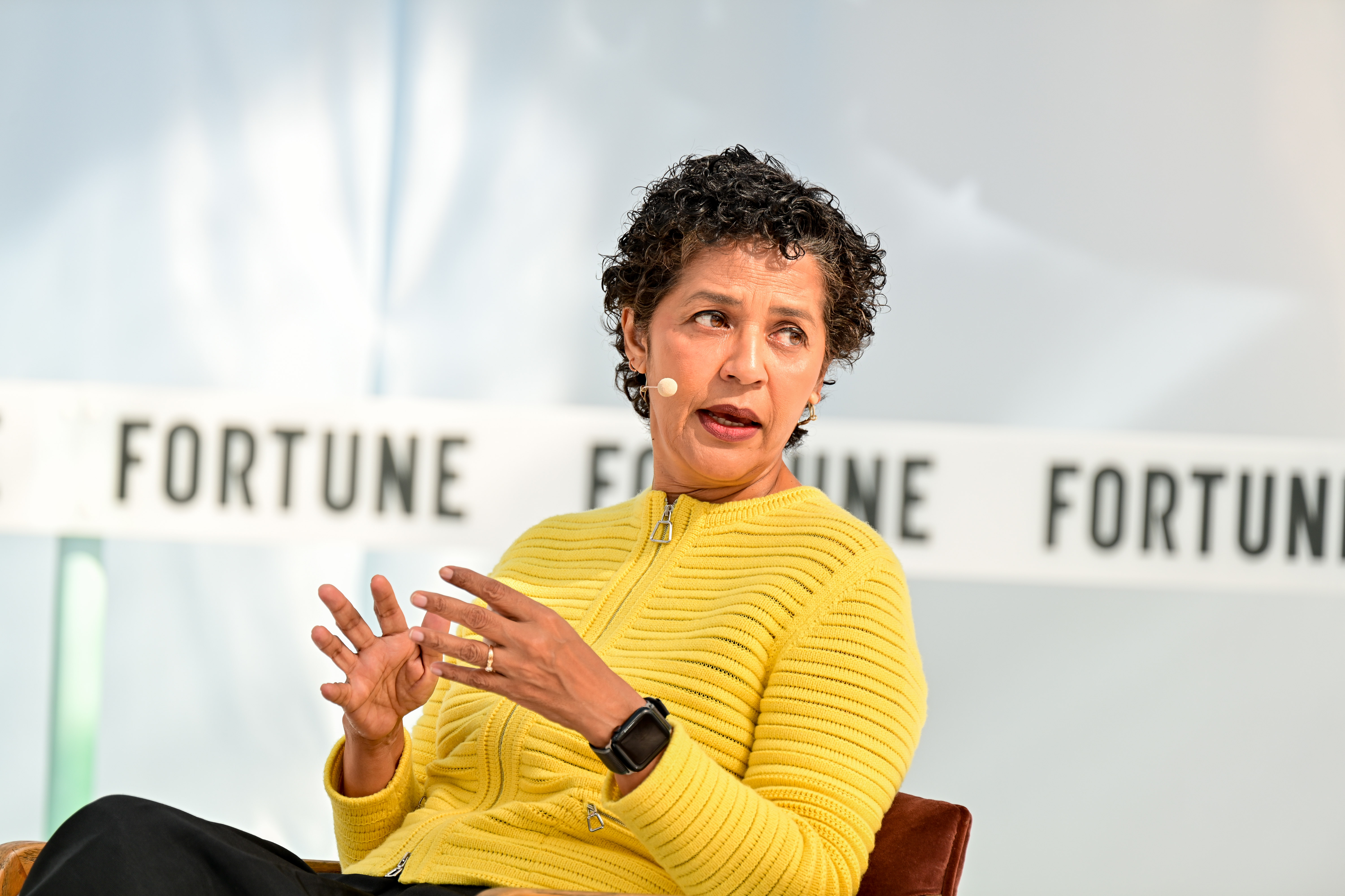 Flex CEO Revathi Advaithi speaks at Fortune Brainstorm Tech.