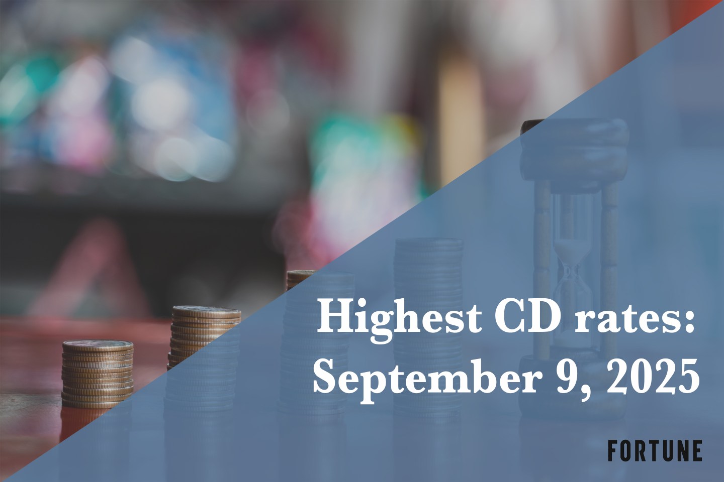 You can earn up to 4.45% APY. Check out the best CD rates Sept. 9, 2025